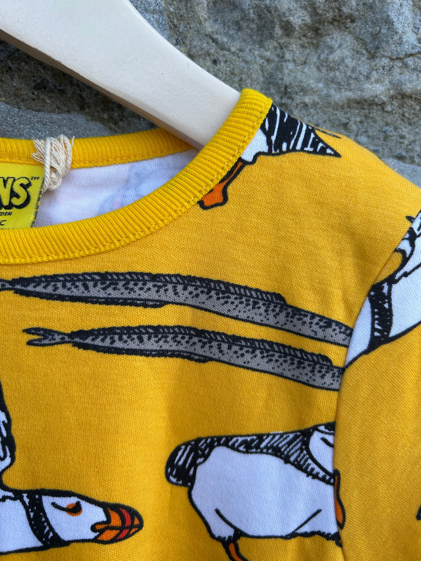 Yellow puffin T-shirt 5y (110cm)