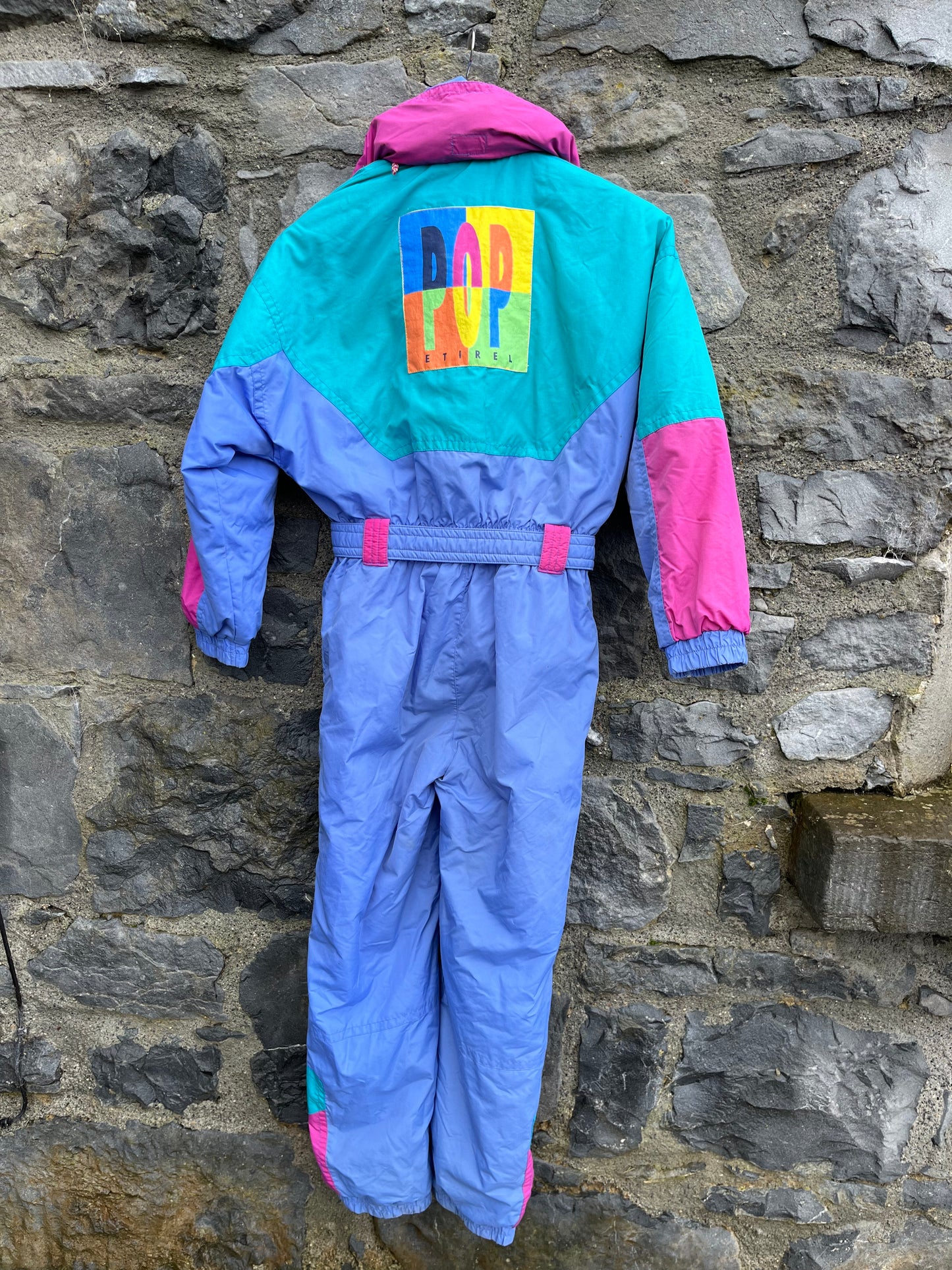 80s blue ski suit 11-12y (146-152cm)