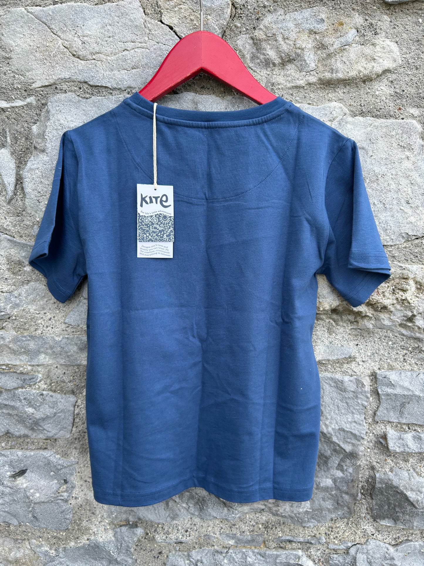 Dinosaurs dot navy T-shirt 9y (134cm)