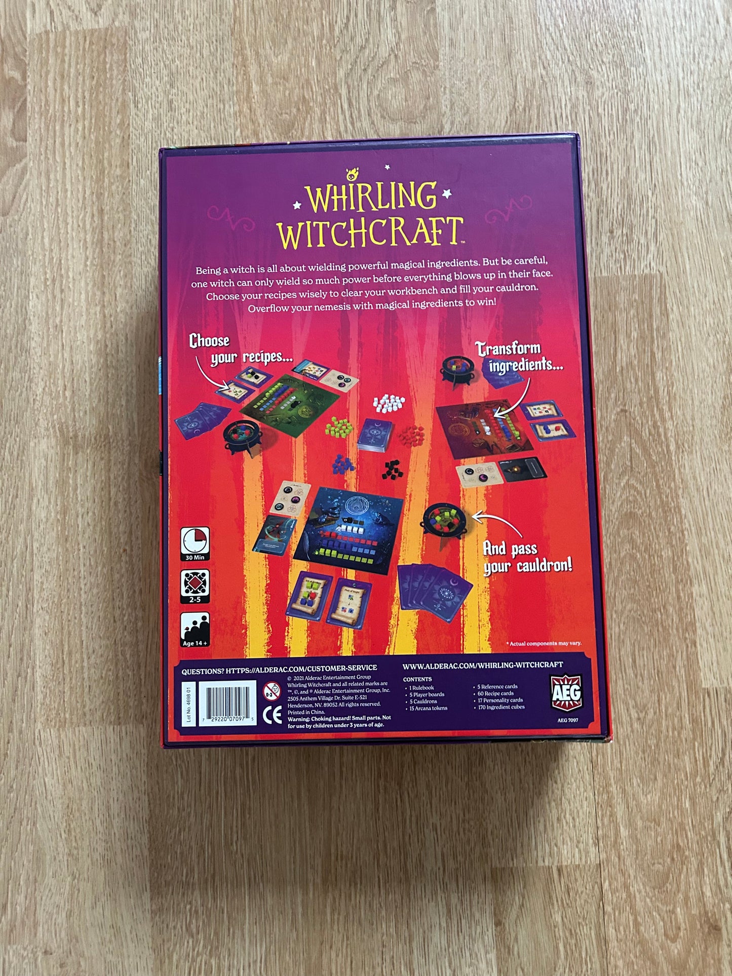 Whirling witchcraft game