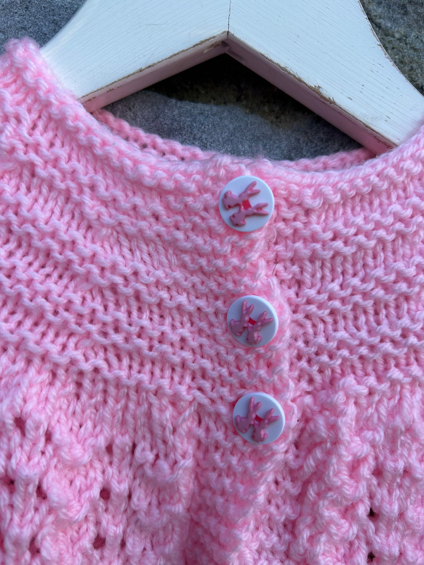 Pink cardigan 3-6m (62-68cm)