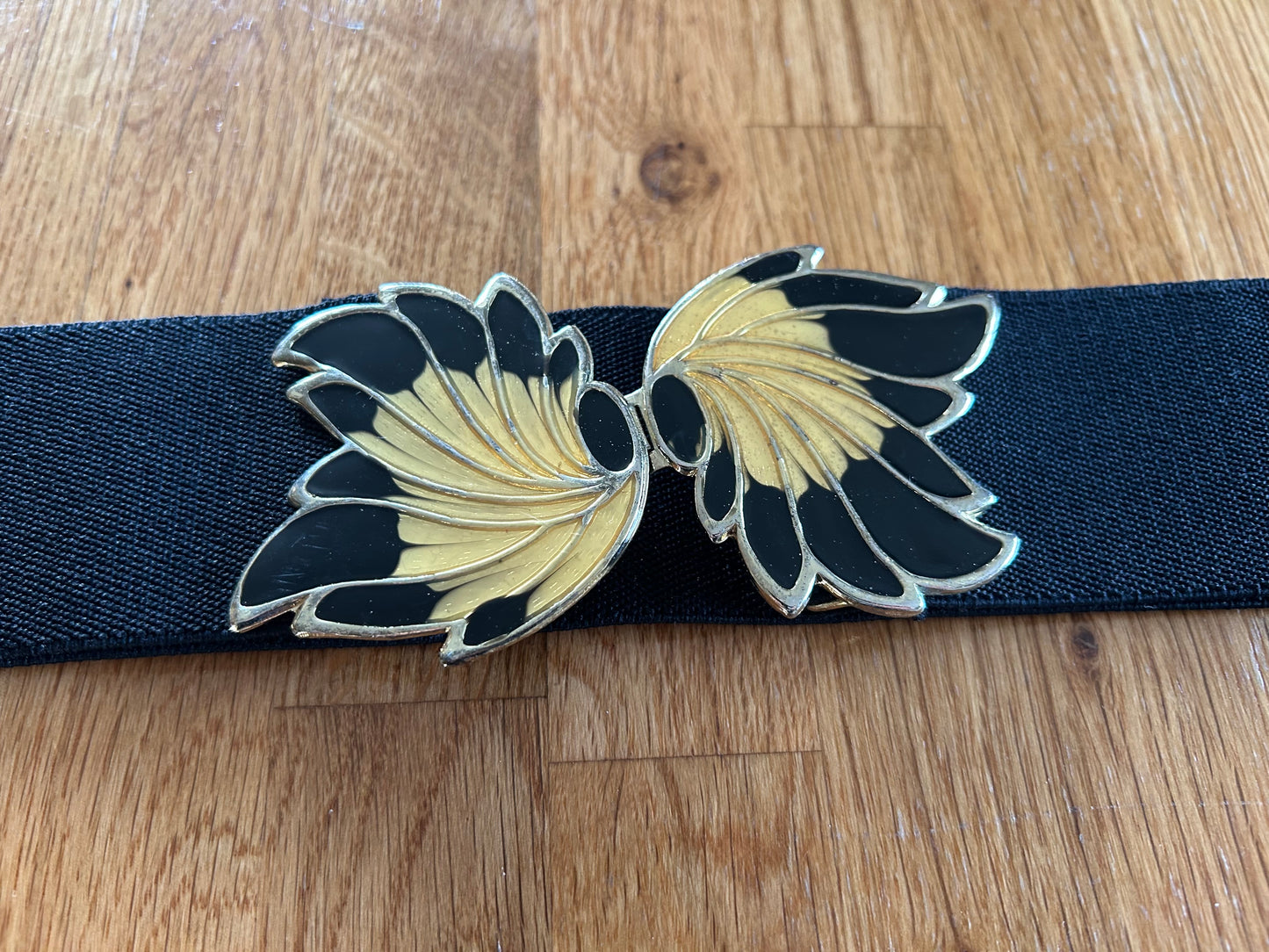 Black&beige belt