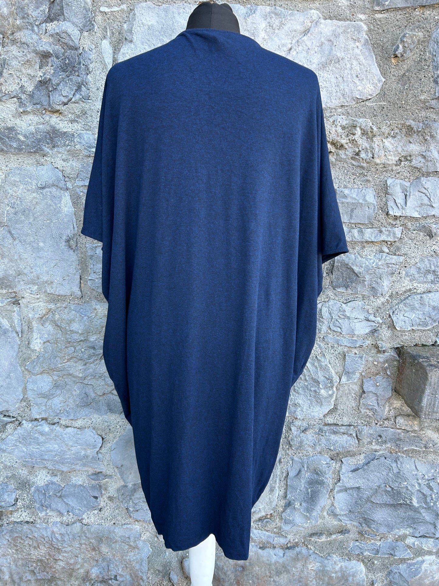 Dolman Sleeve Jersey Dress Dark Grey uk 10-12