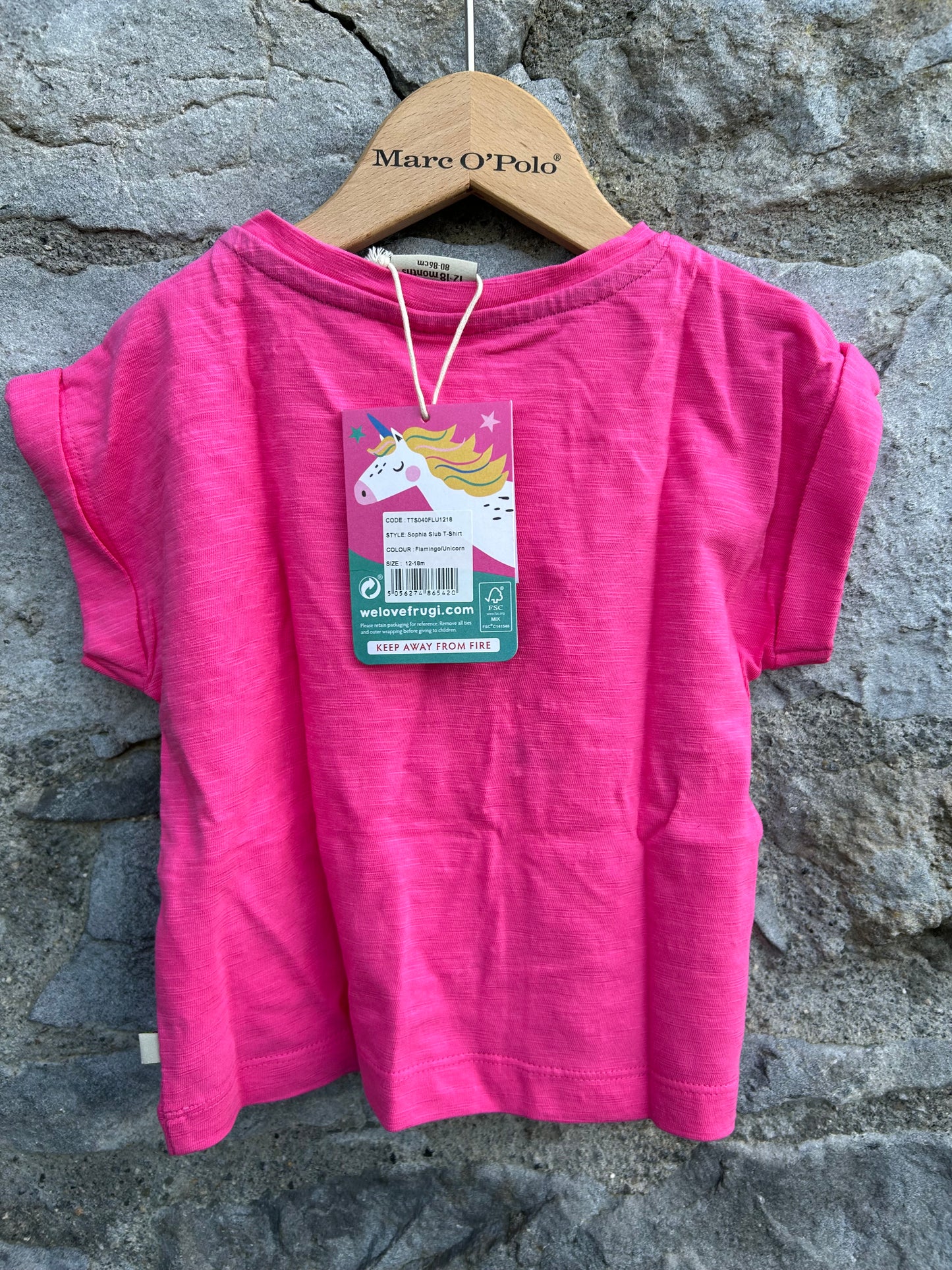 Unicorn Sophia Slub T-shirt 12-18m (80-86cm)