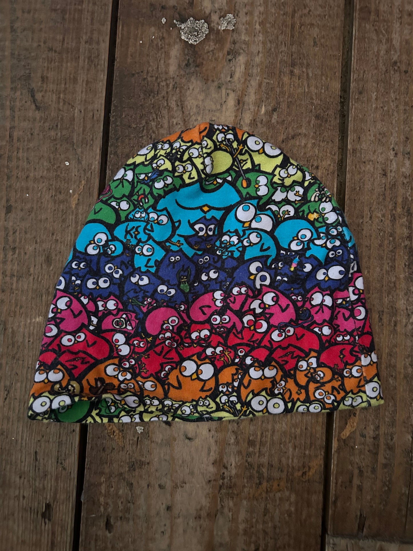 Rainbow little bird baby's hat 0-3m (56-62cm)