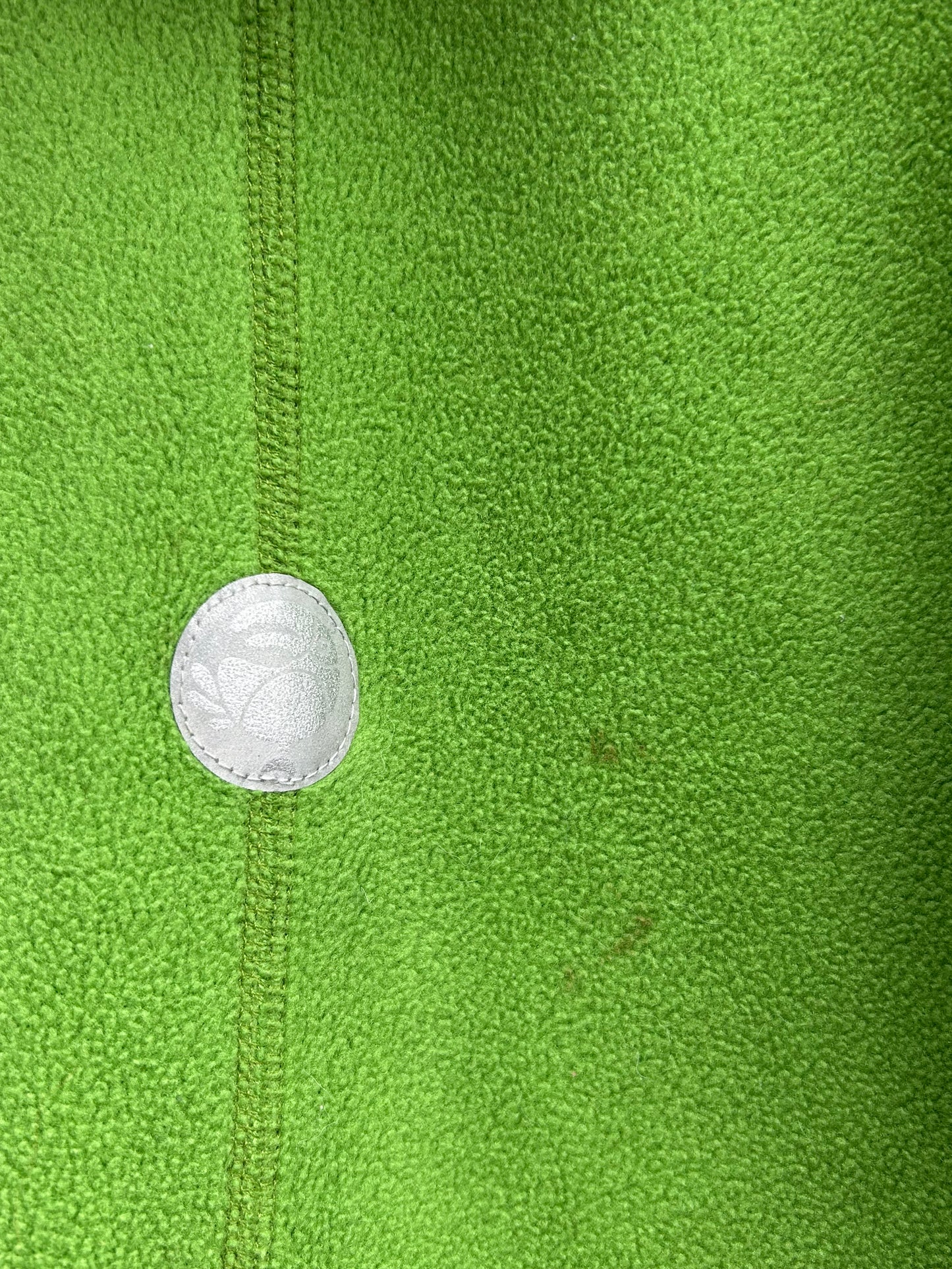 Green fleece onesie 12-18m (80-86cm)
