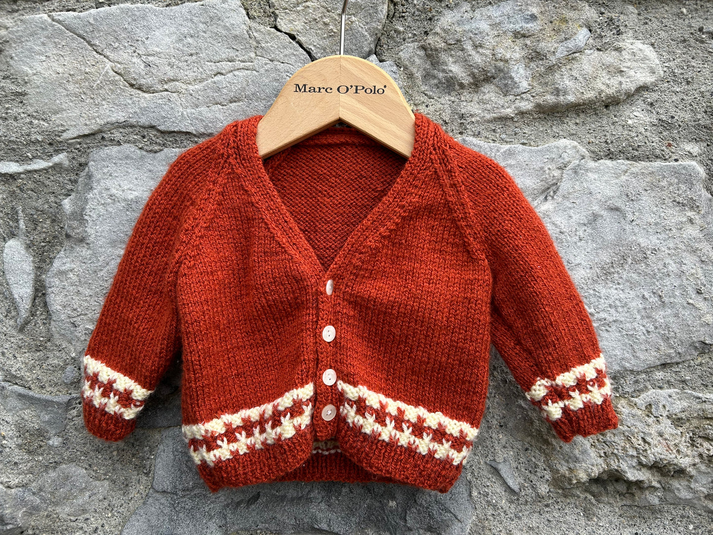Brown cardigan 3-6m (62-68cm)