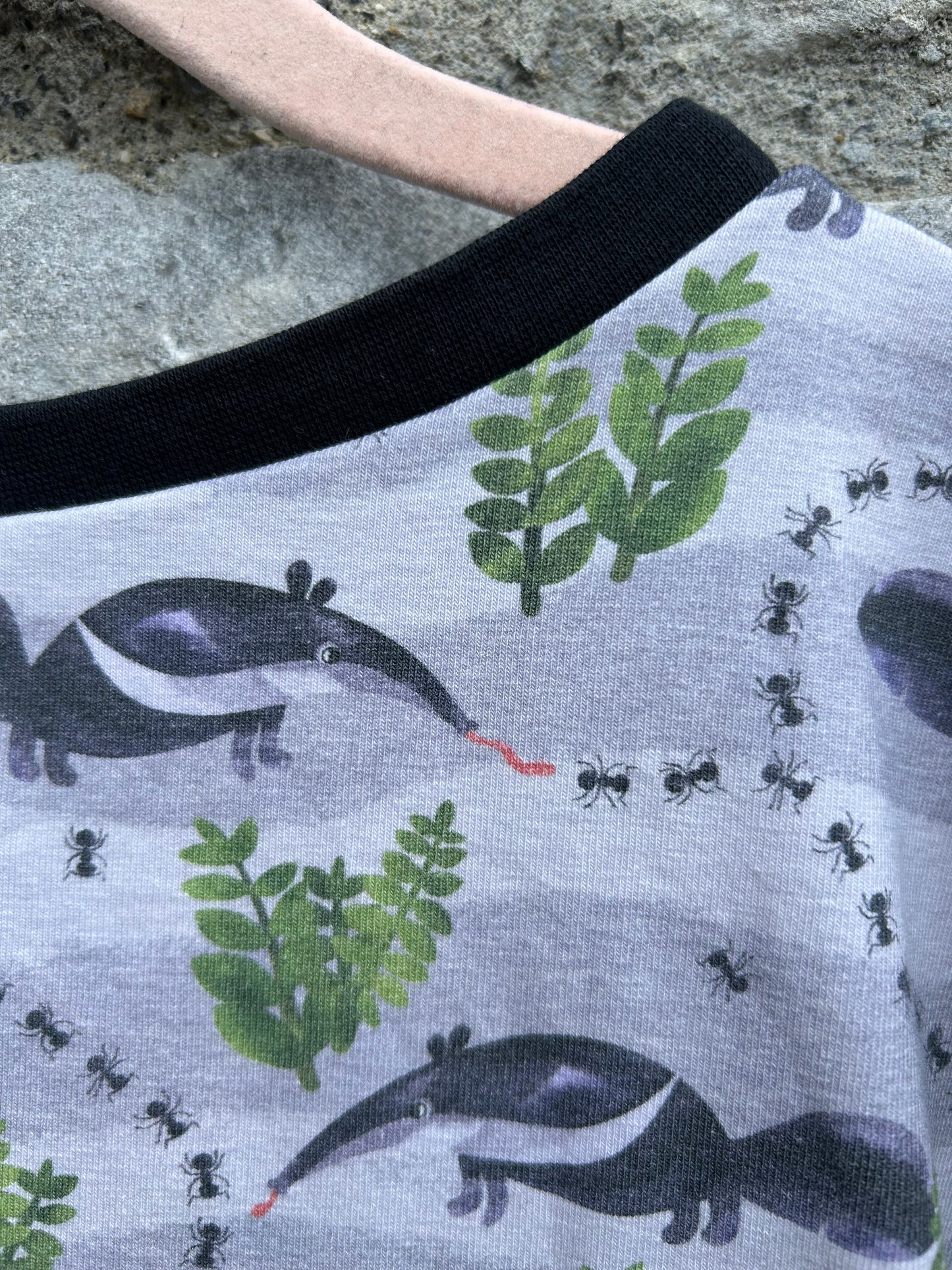 Anteater grey tunic 5-6y (110-116cm)
