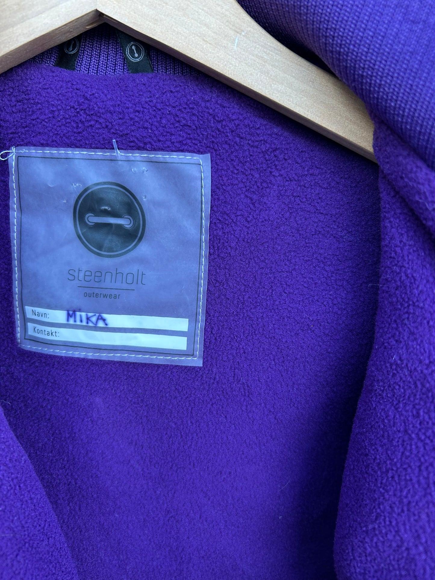 Purple quilted jacket 7-8y (122-128cm)