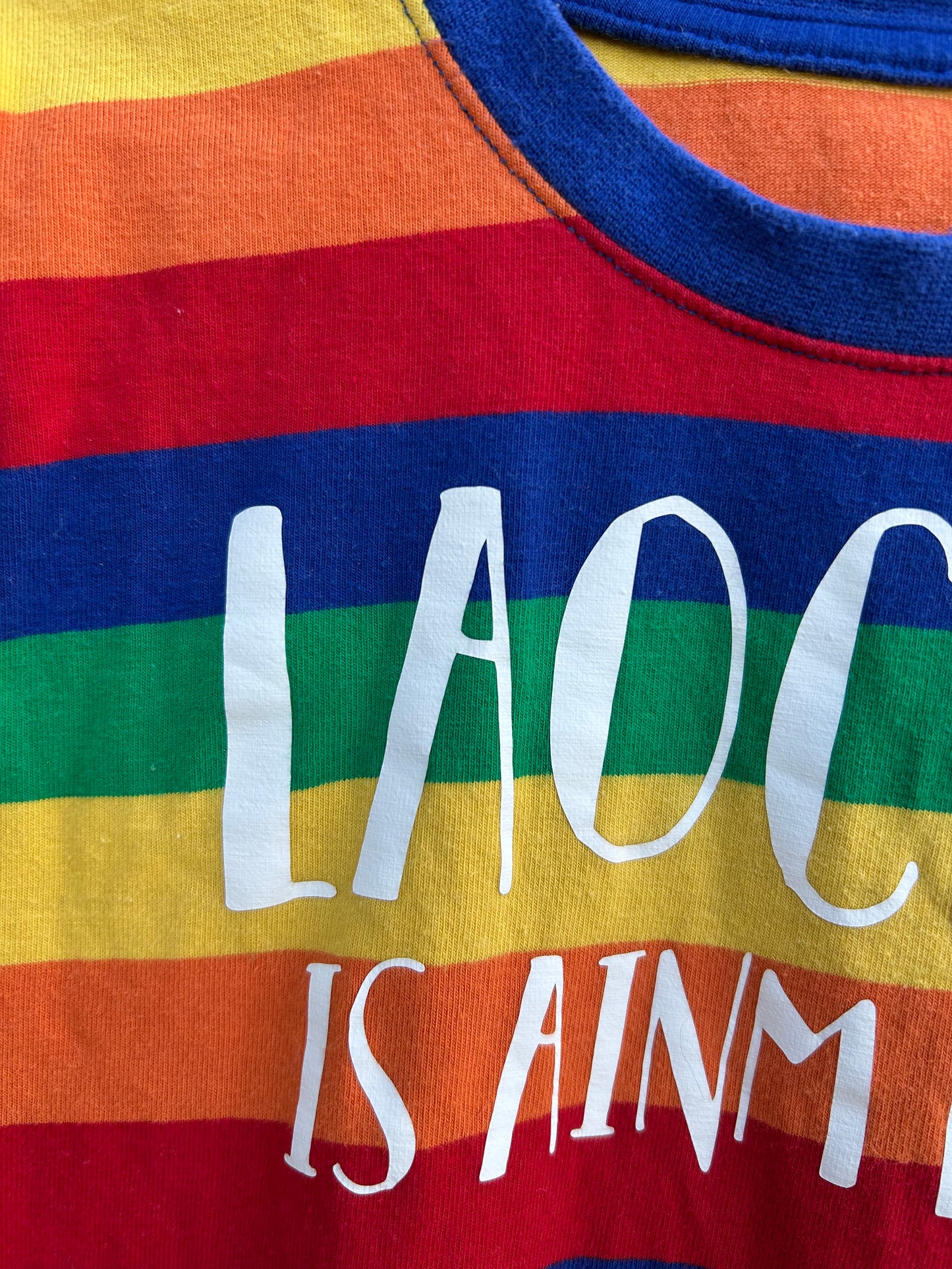 Laochra rainbow T-shirt 3-4y (98-104cm)