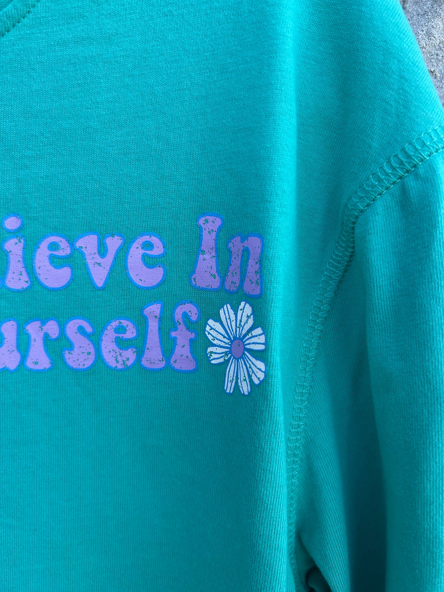 Believe green top 9-10y (134-140cm)