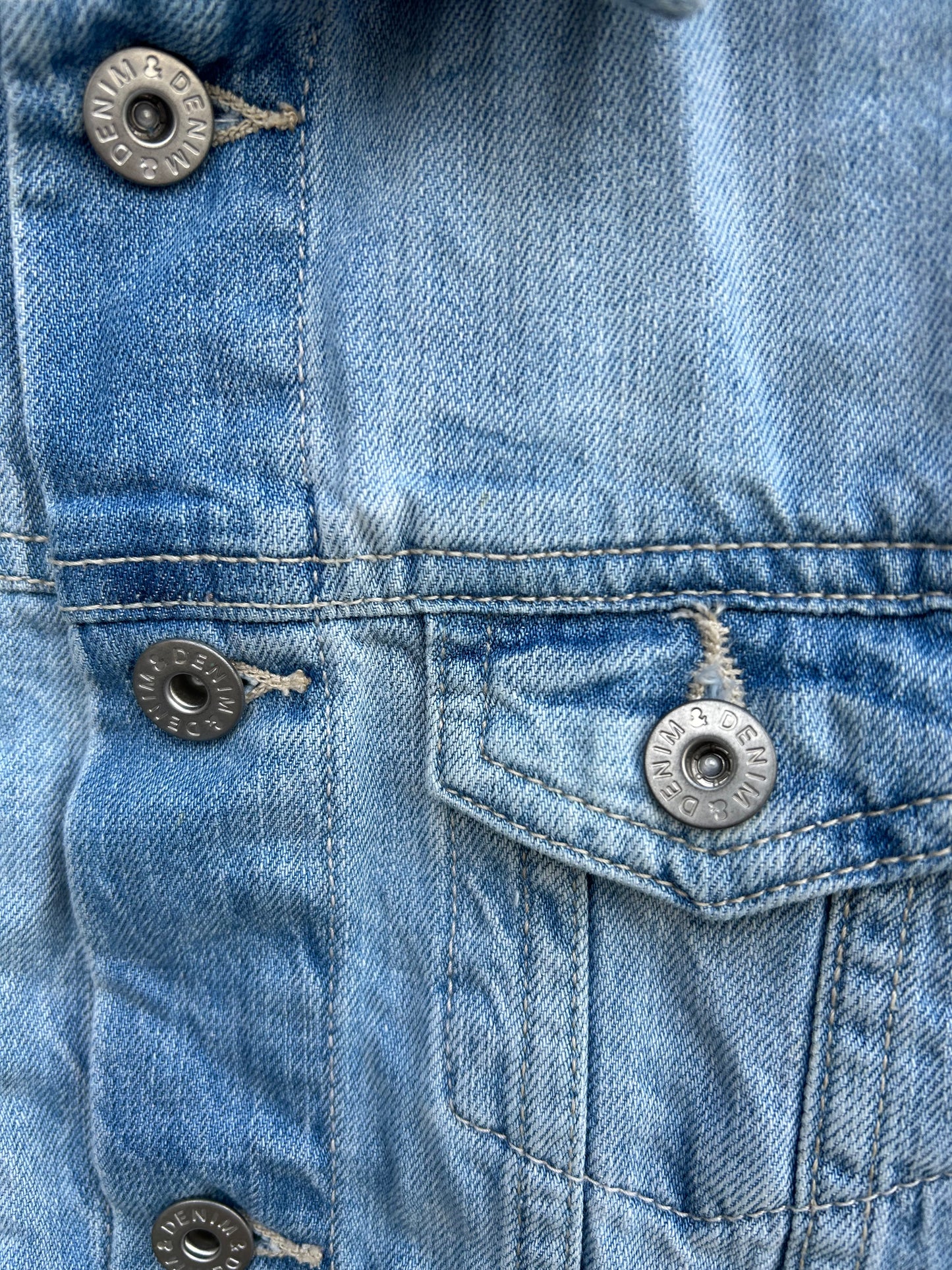 Denim gilet 10-11y (140-146cm)