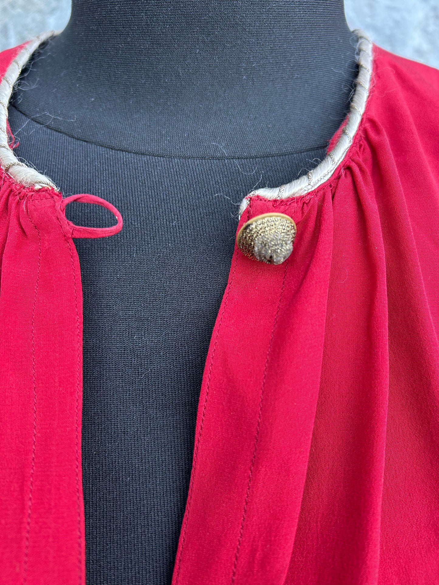 80s red dress uk 12-14