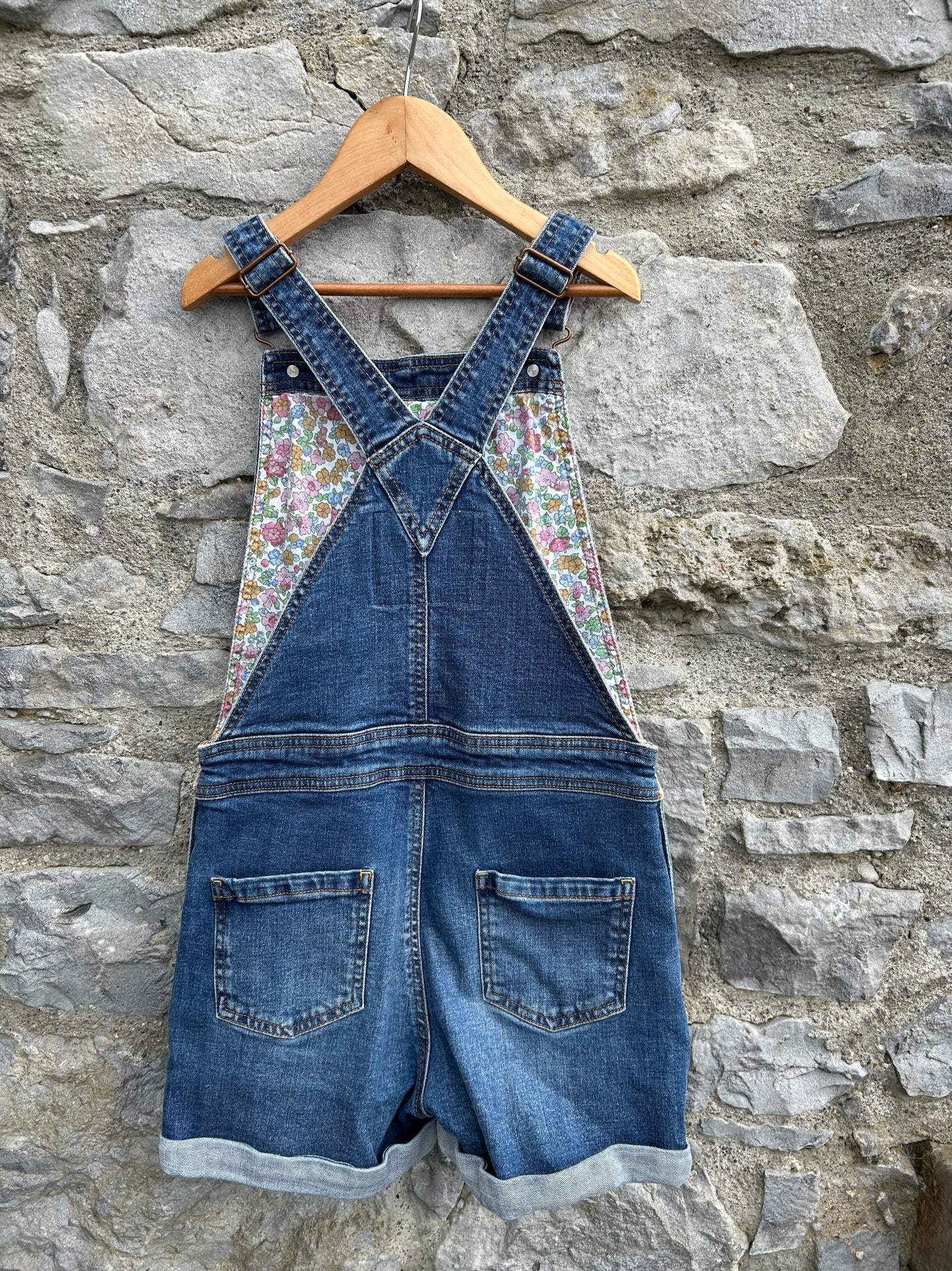 Rainbow short dungarees 11-12y (146-152cm)