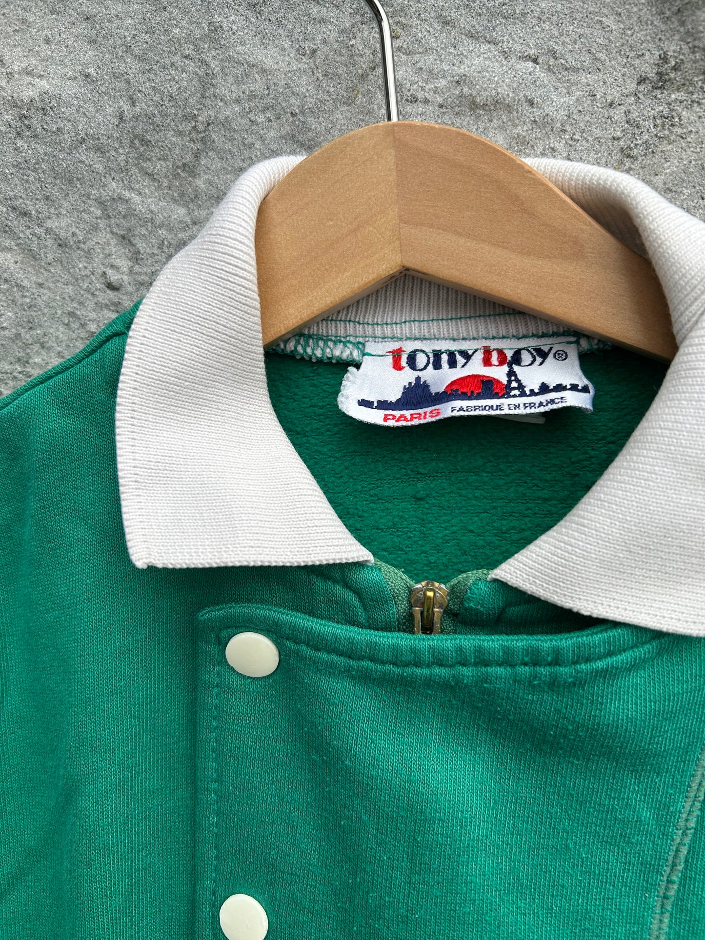 80s green sweatshirt 6-7y (116-122cm)