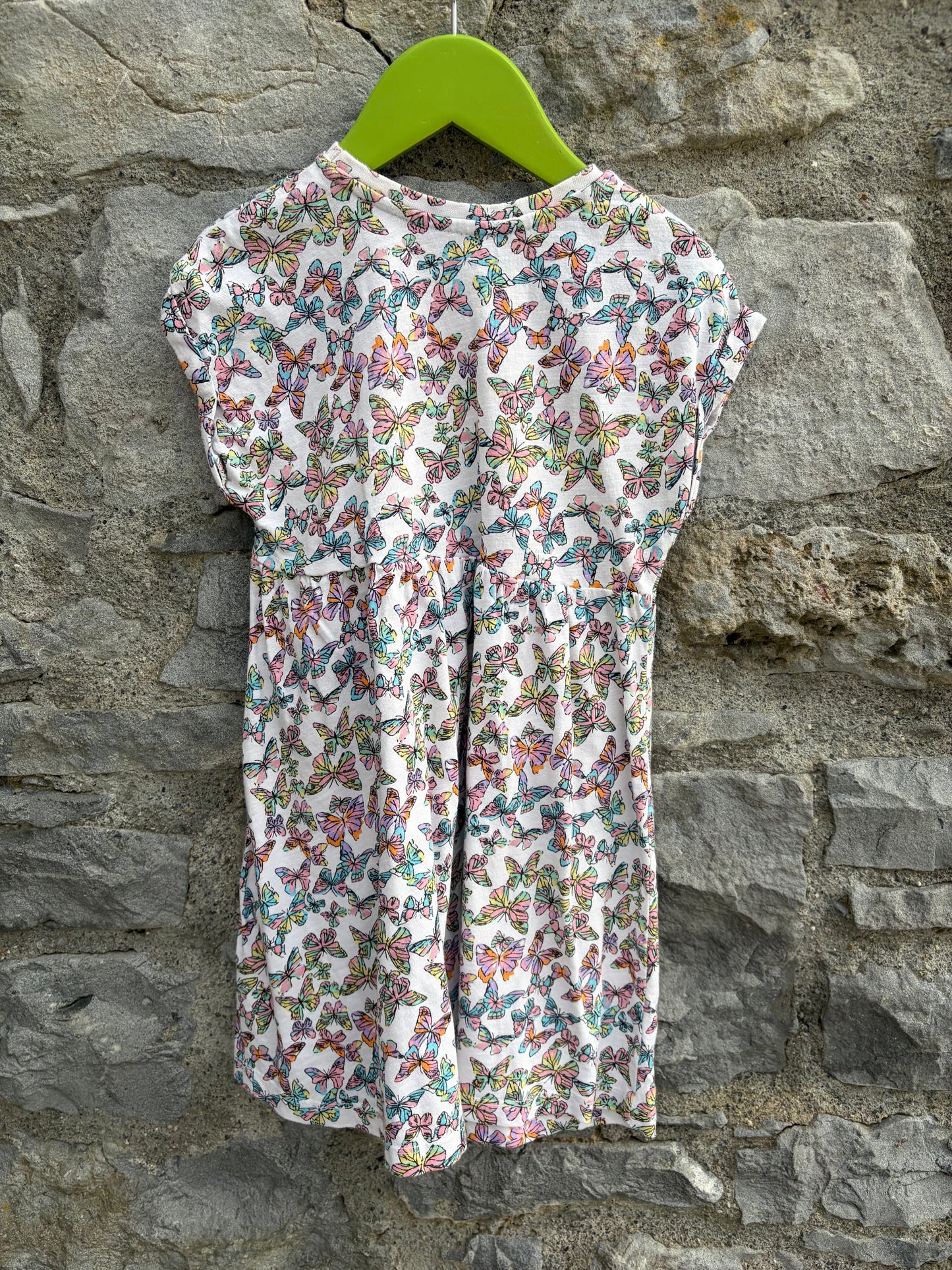 Colourful butterflies dress 3-4y (98-104cm)