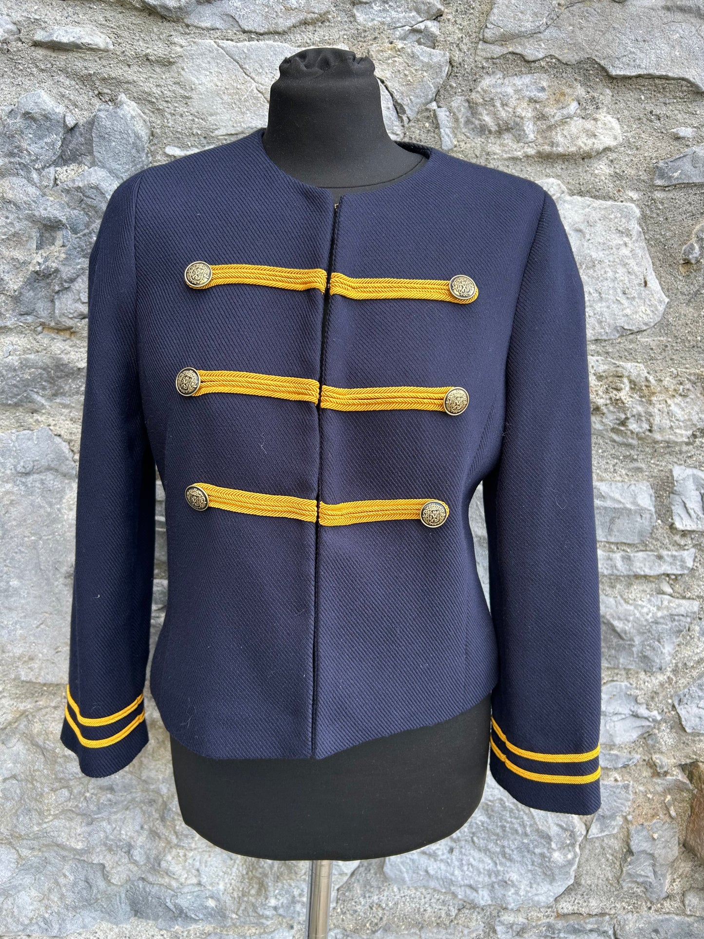 Navy military jacket uk 8
