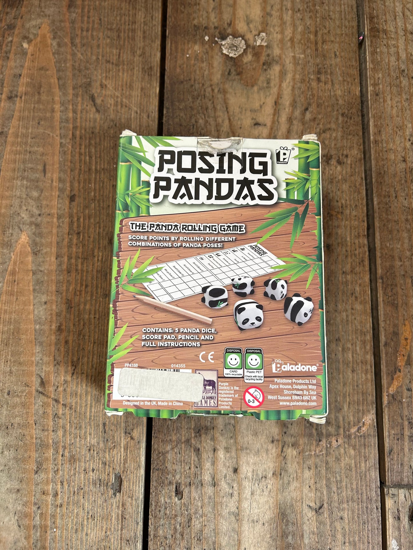 Posing pandas