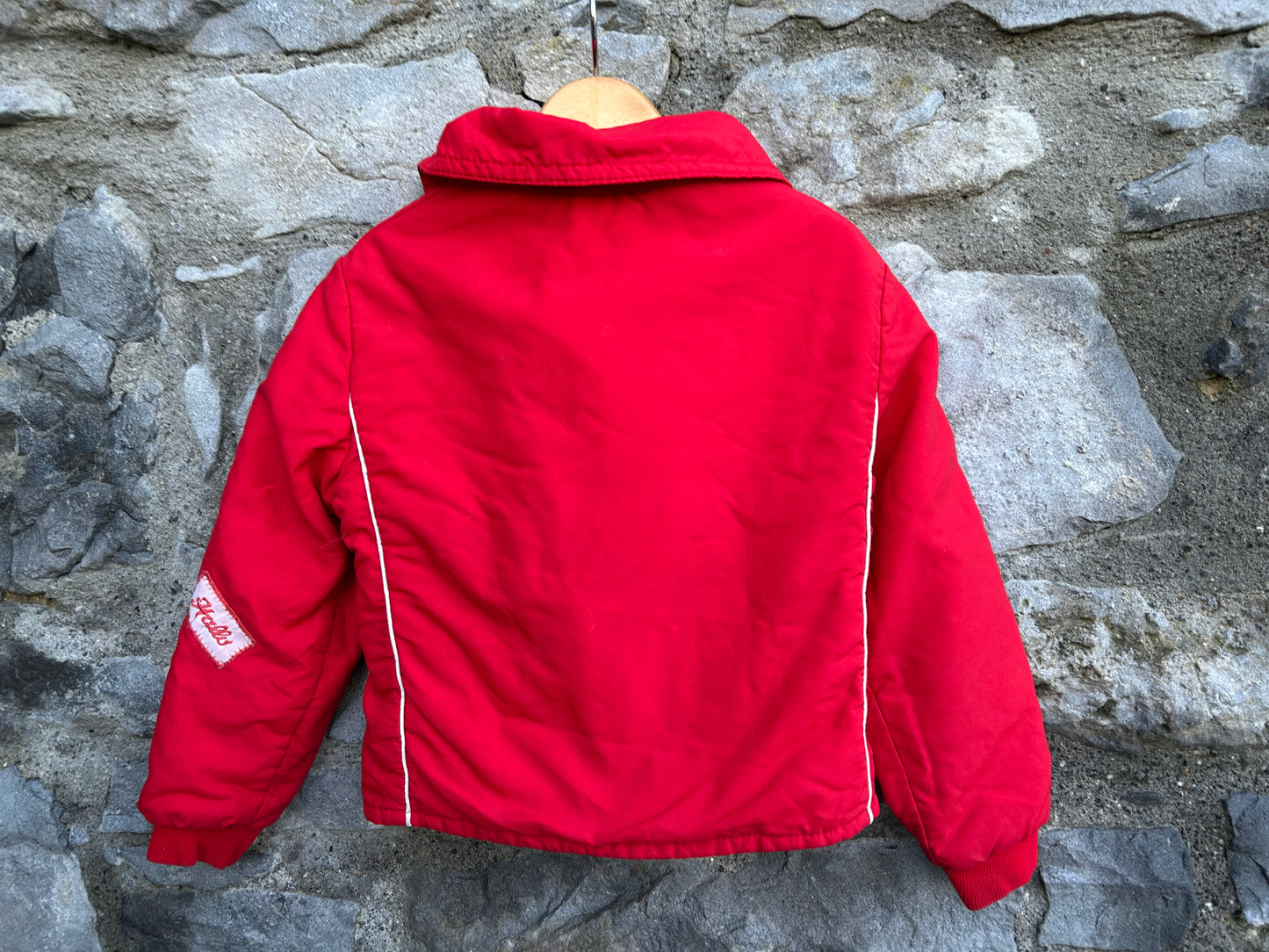70s red ski jacket 2-3y (92-98cm)