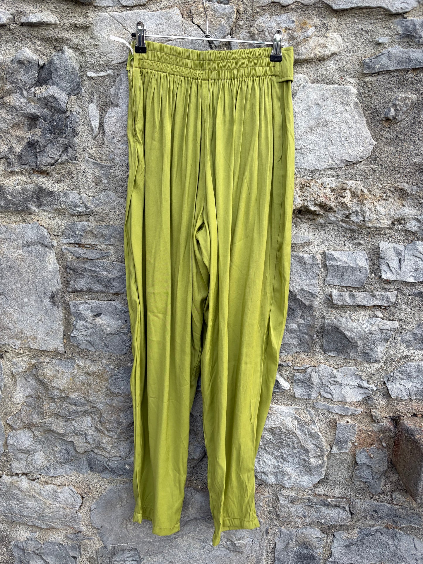 80s green pants uk 6