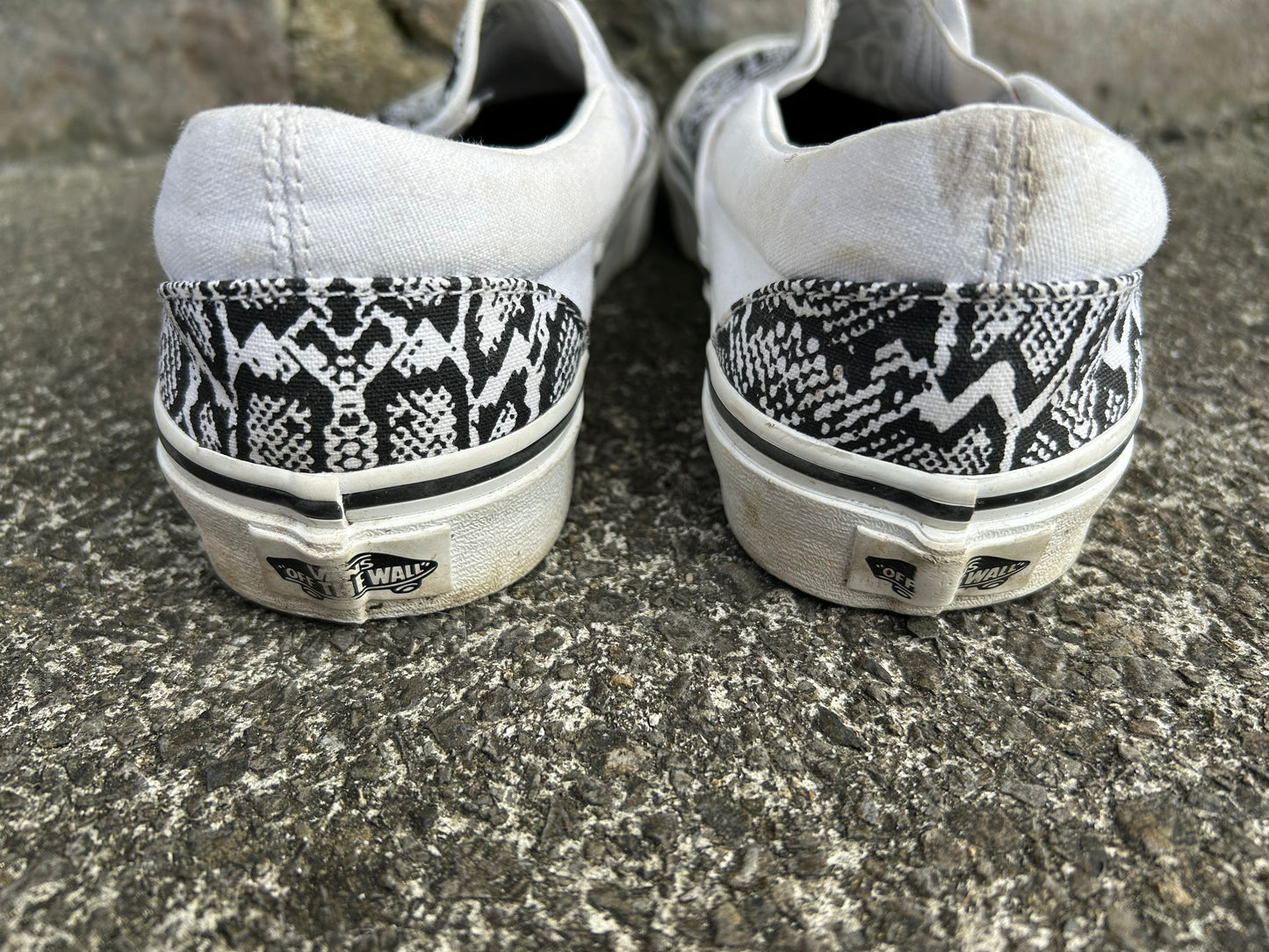 Snake print slip on trainers uk 5.5 (eu 38.5)