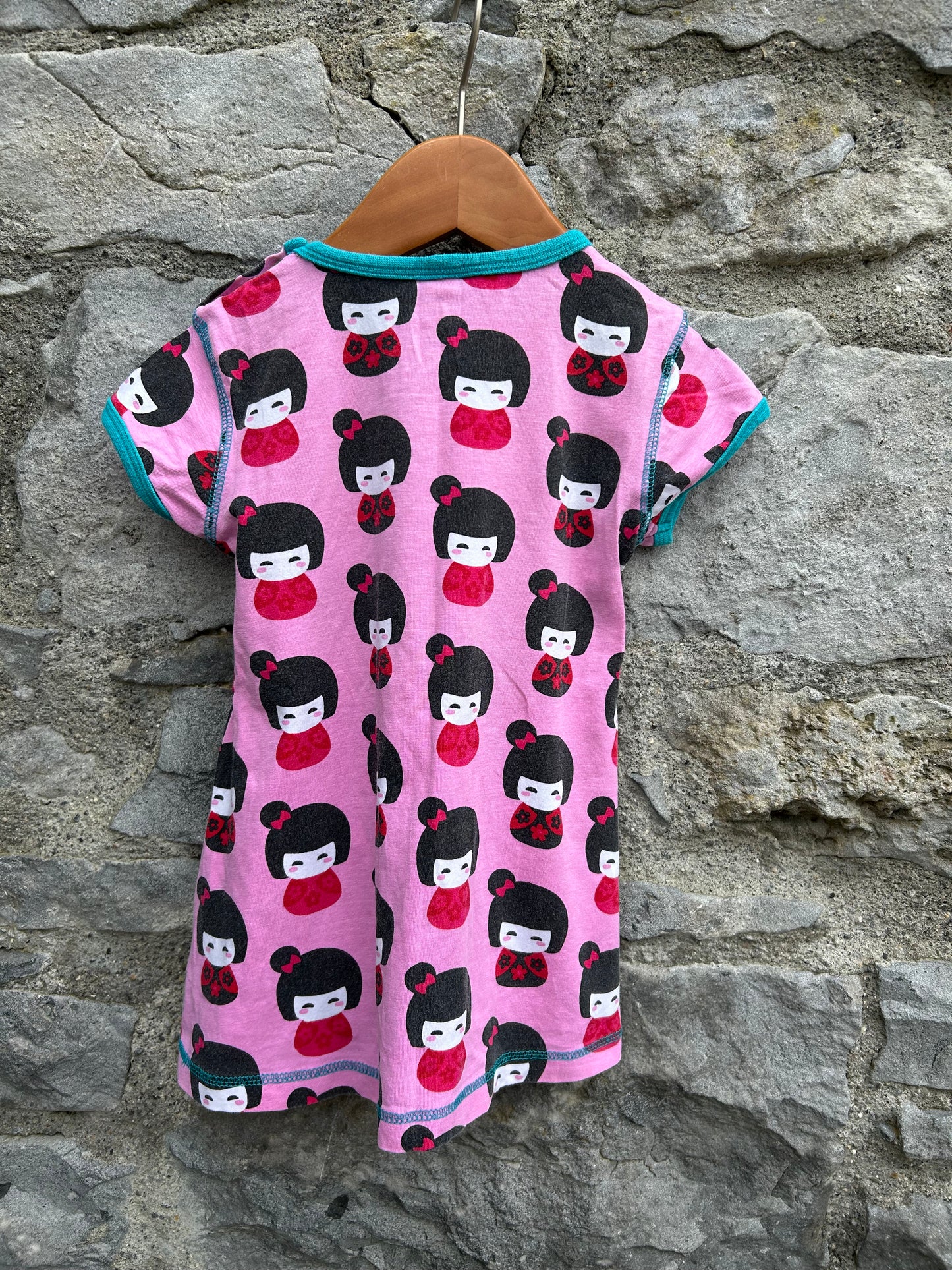 Japanese dolls pink tunic 18-24m (86-92cm)