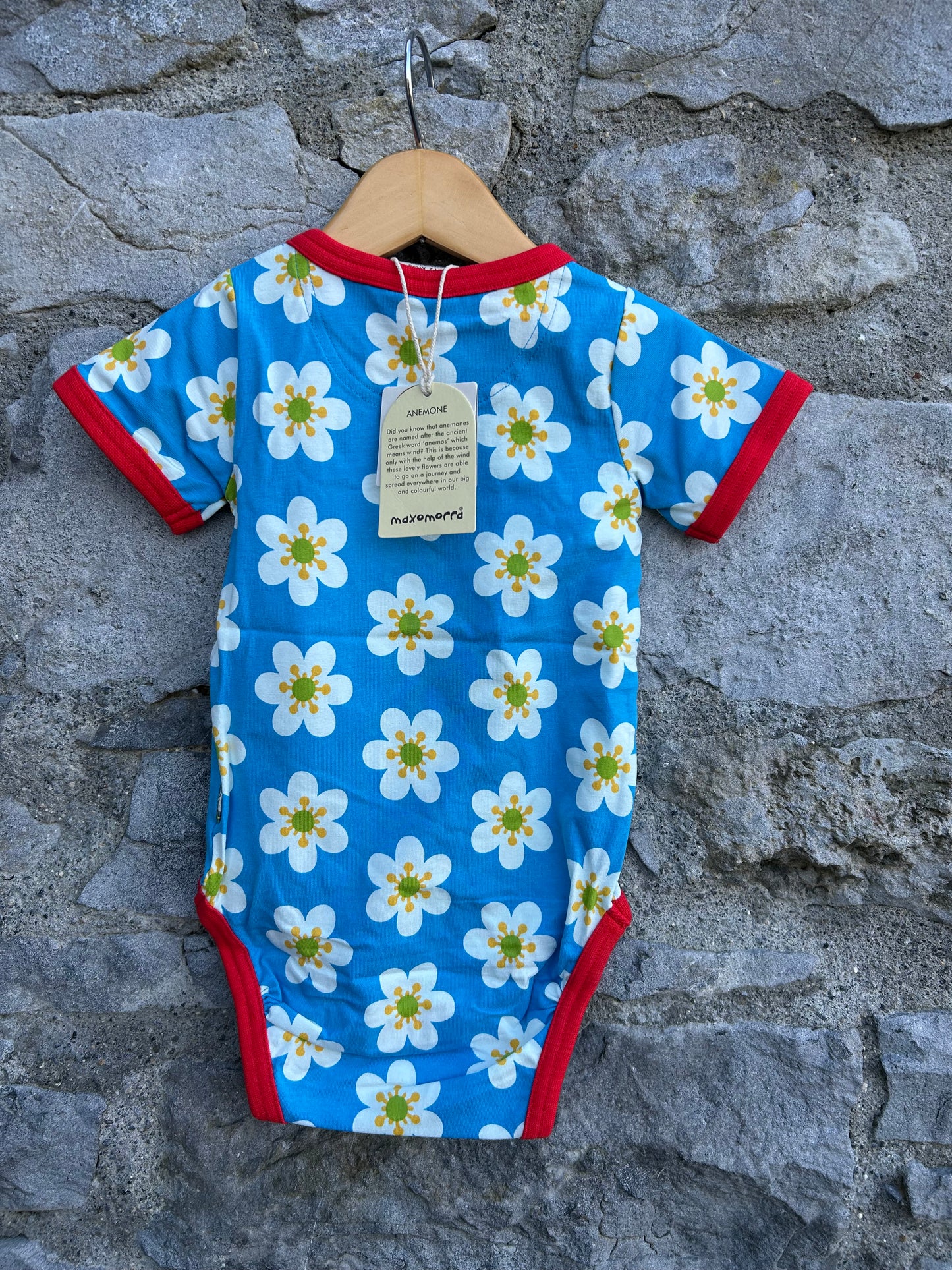 Blue anemone vest 9-12m (74-80cm)