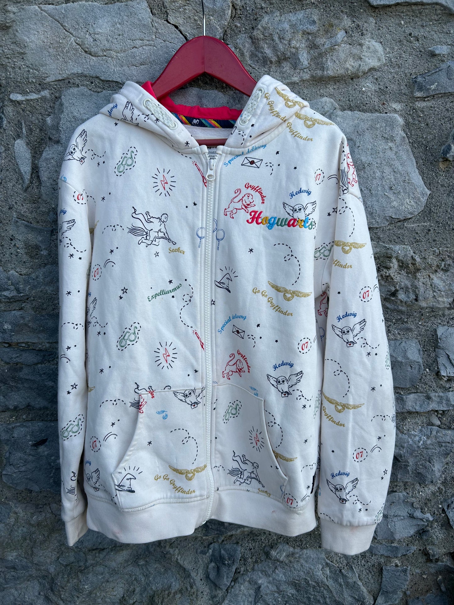 Hogwarts white hoodie 12-13y (152-158cm)