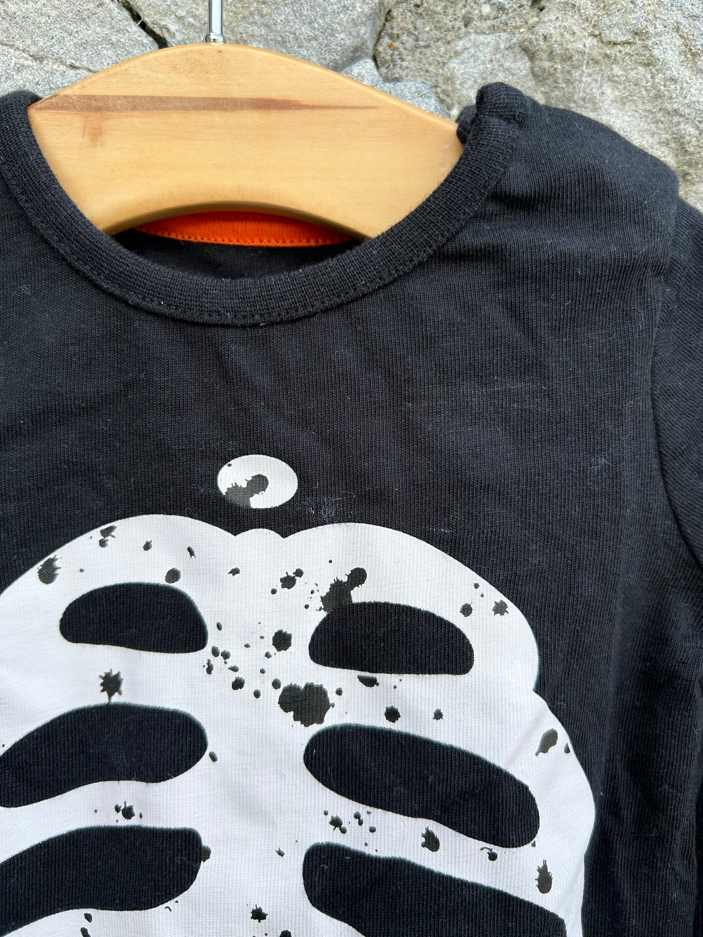 Skeleton onesie 3-6m (62-68cm)