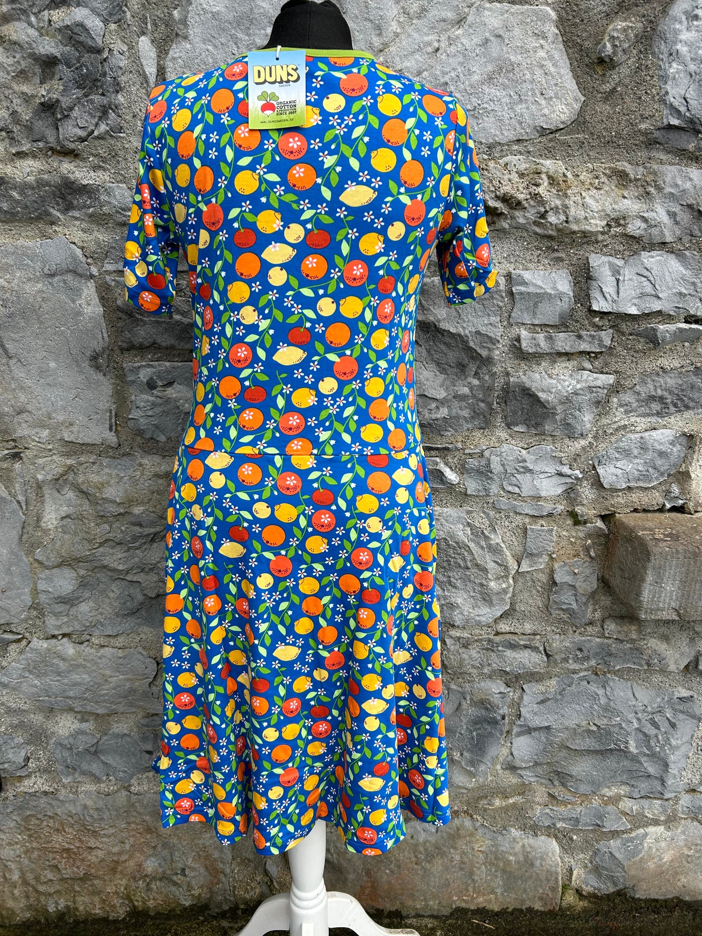 Blue citrus skater dress 13y (158cm)