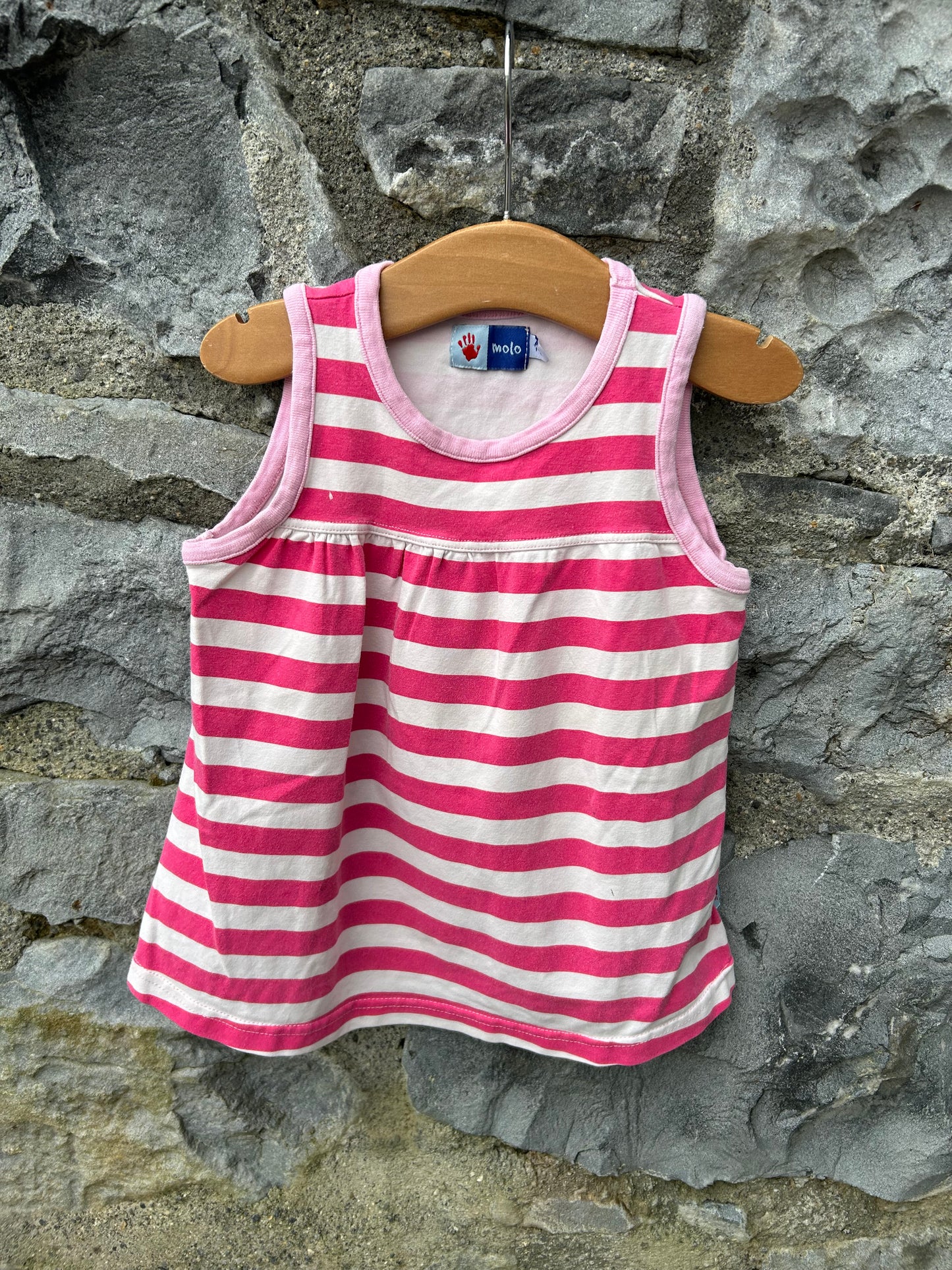 Pink stripy tunic 3-4y (98-104cm)