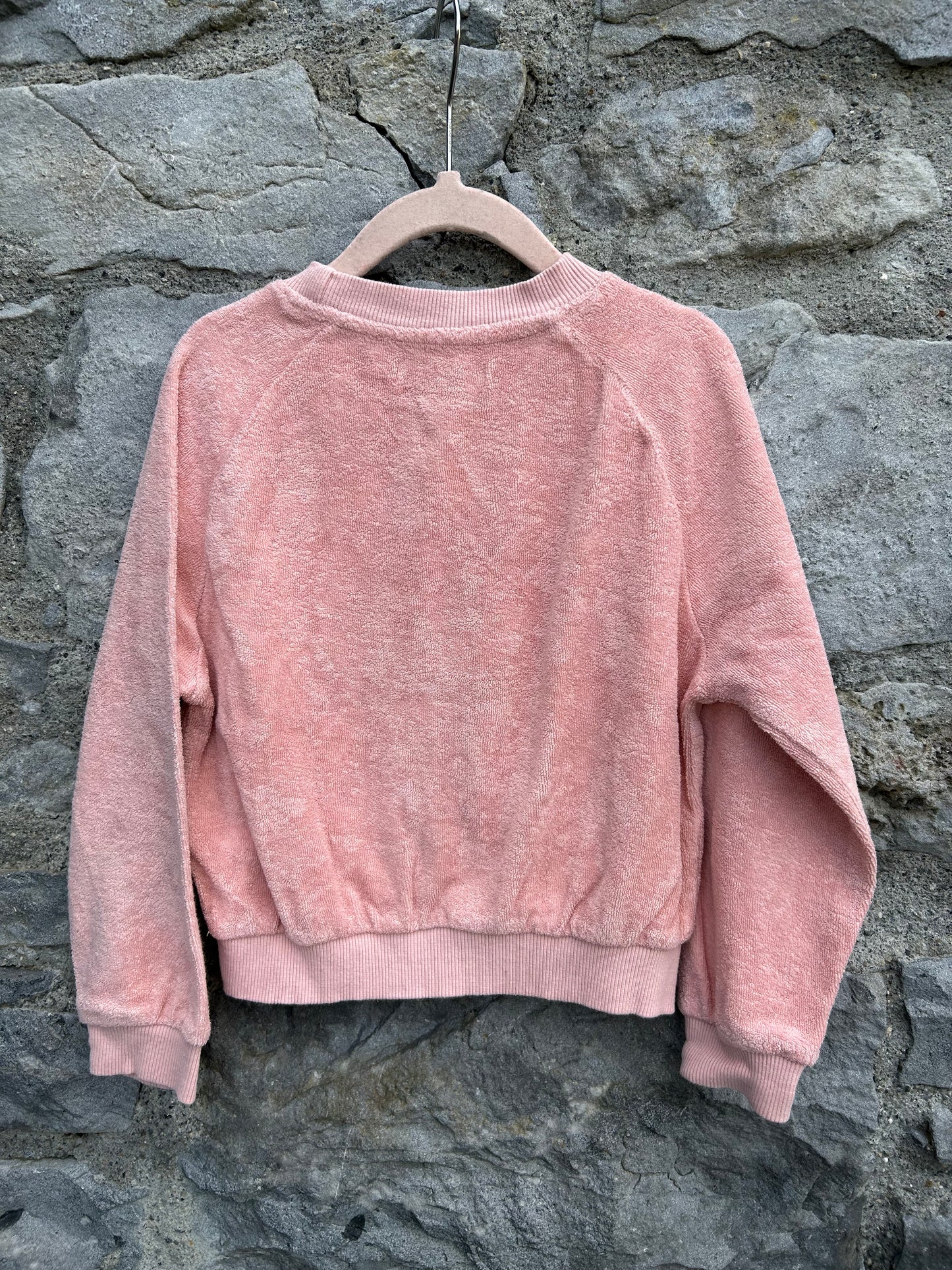 Summer peach Terry sweatshirt 4-5y (104-110cm)