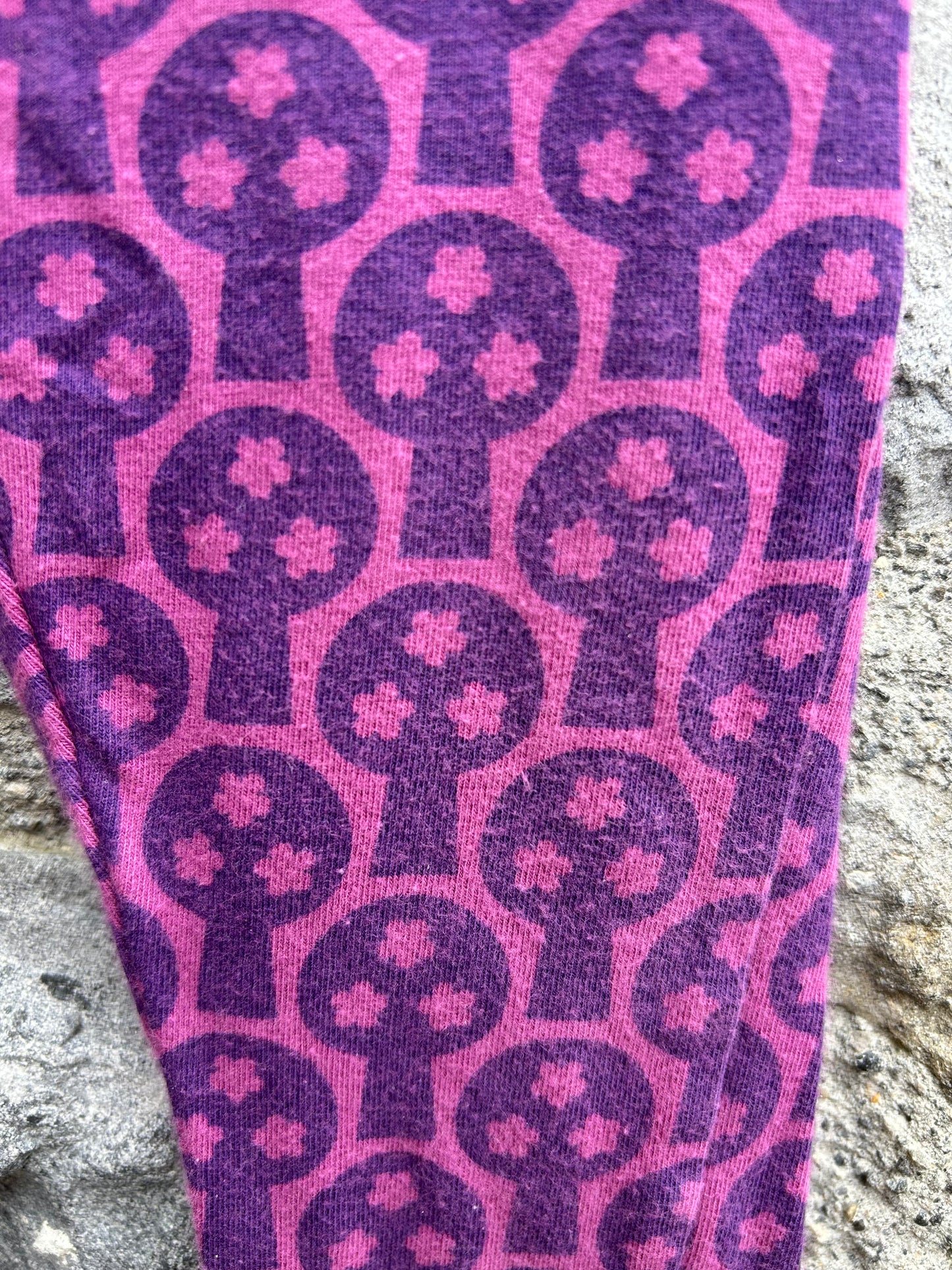 Trees purple leggings 9-12m (74-80cm)