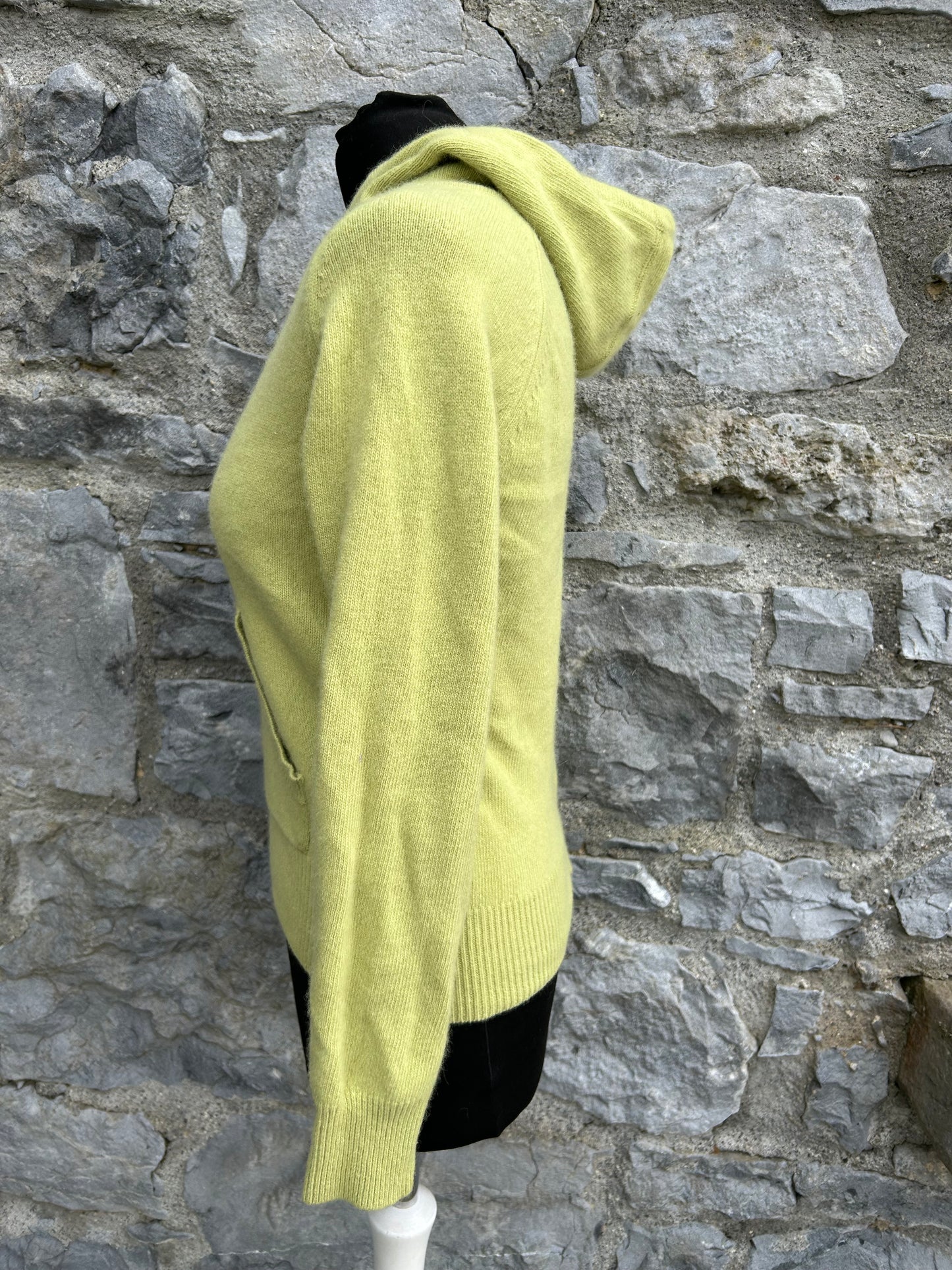 Lime woolly hooded jumper uk 6-8