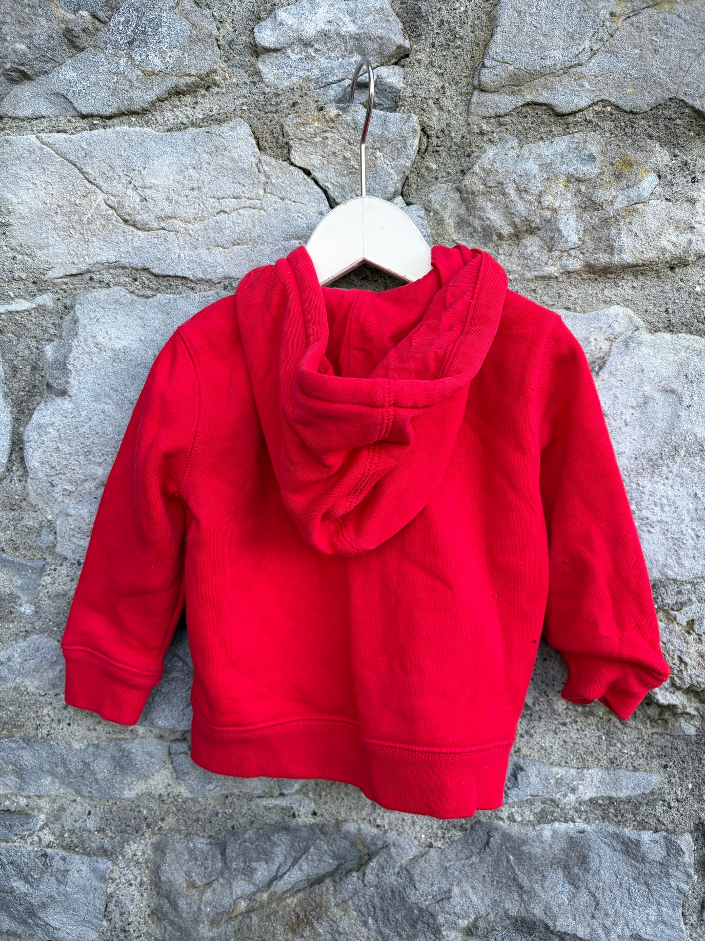 Red logo hoodie 12m (80cm)