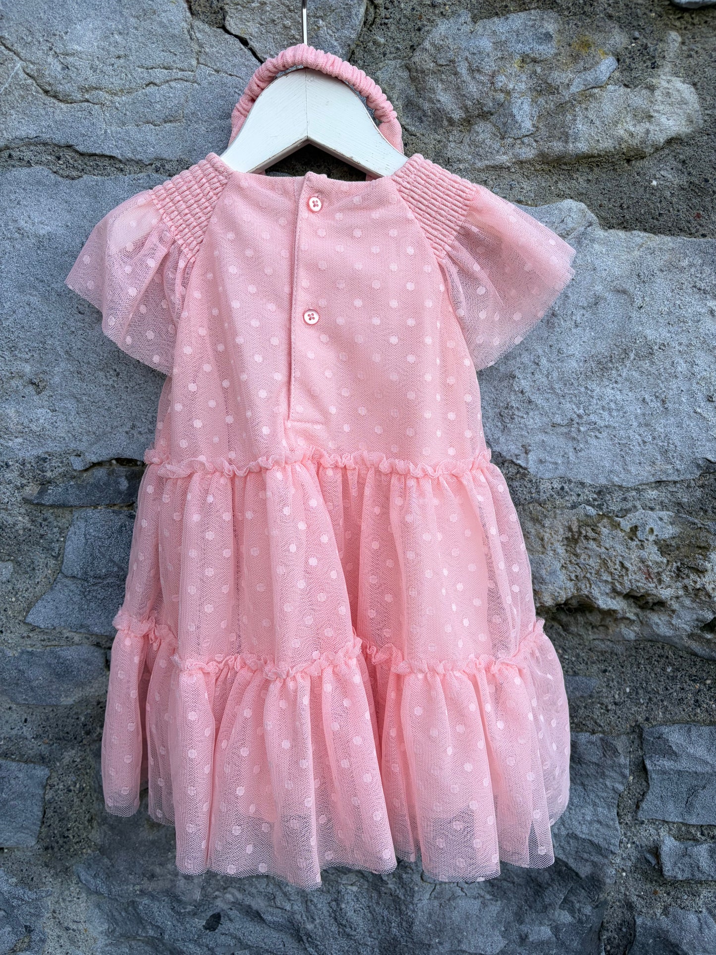 Pink tulle dress 9-12m (74-80cm)