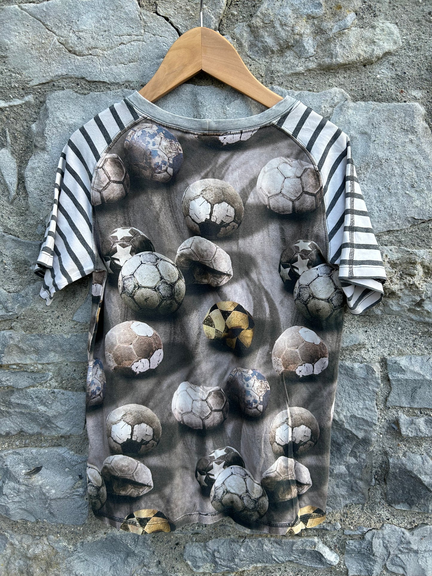 Football grey raglan T-shirt 11-12y (146-152cm)
