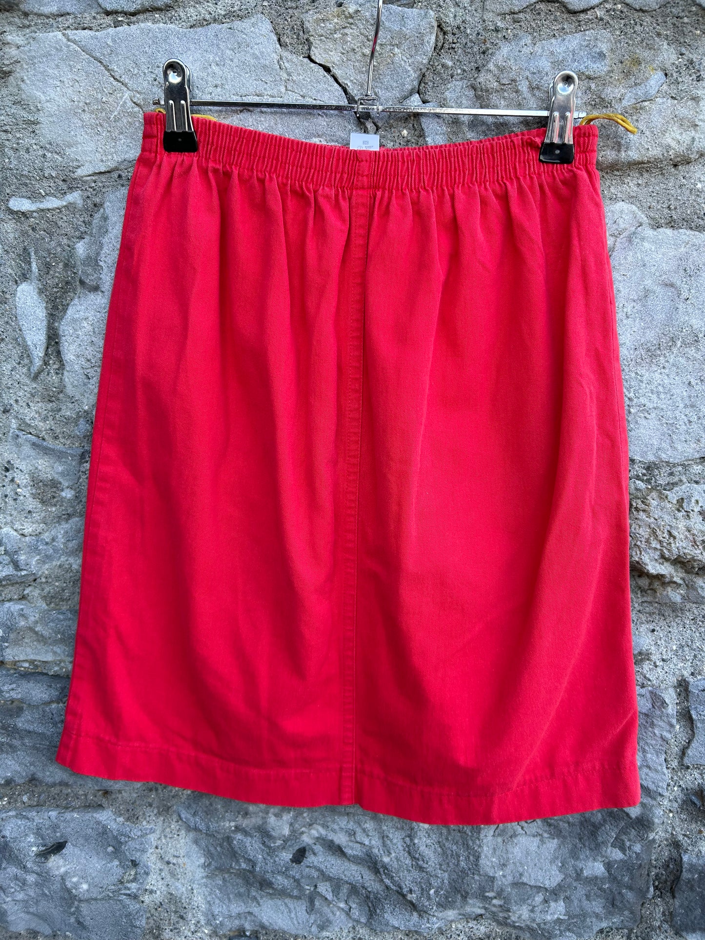 90s red skirt 11-12y (146-152cm)