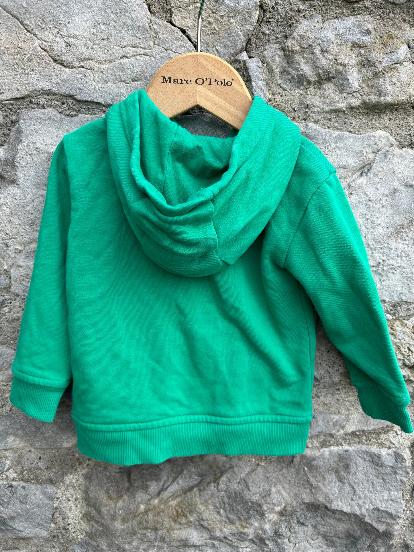 Green hoodie 12-18m (80-86cm)