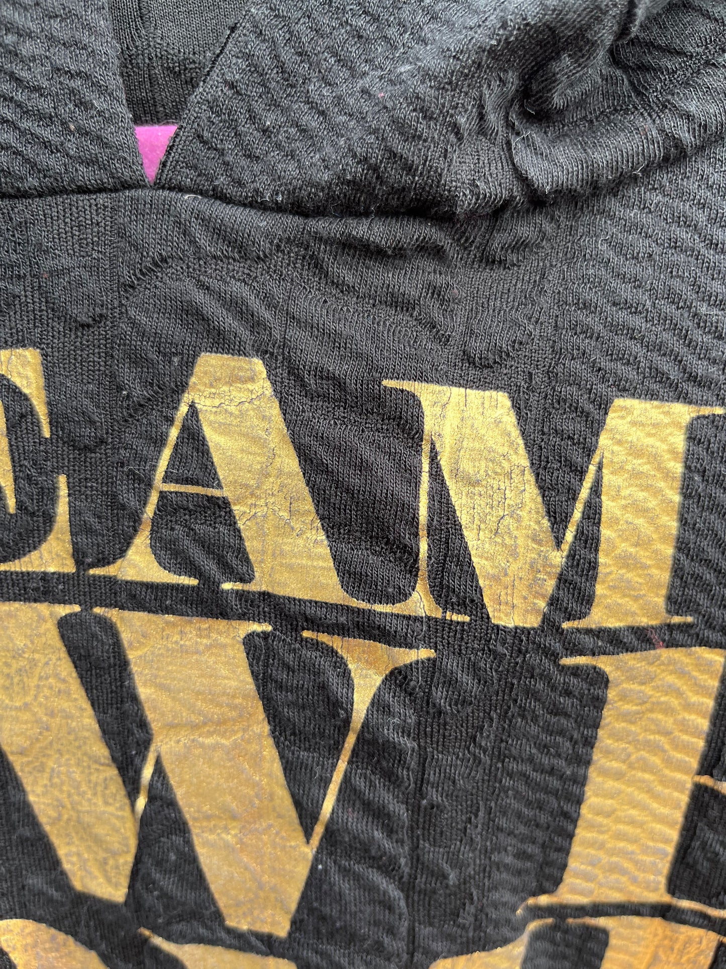 Team Awesome black cropped hoodie 10-11y (140-146cm)
