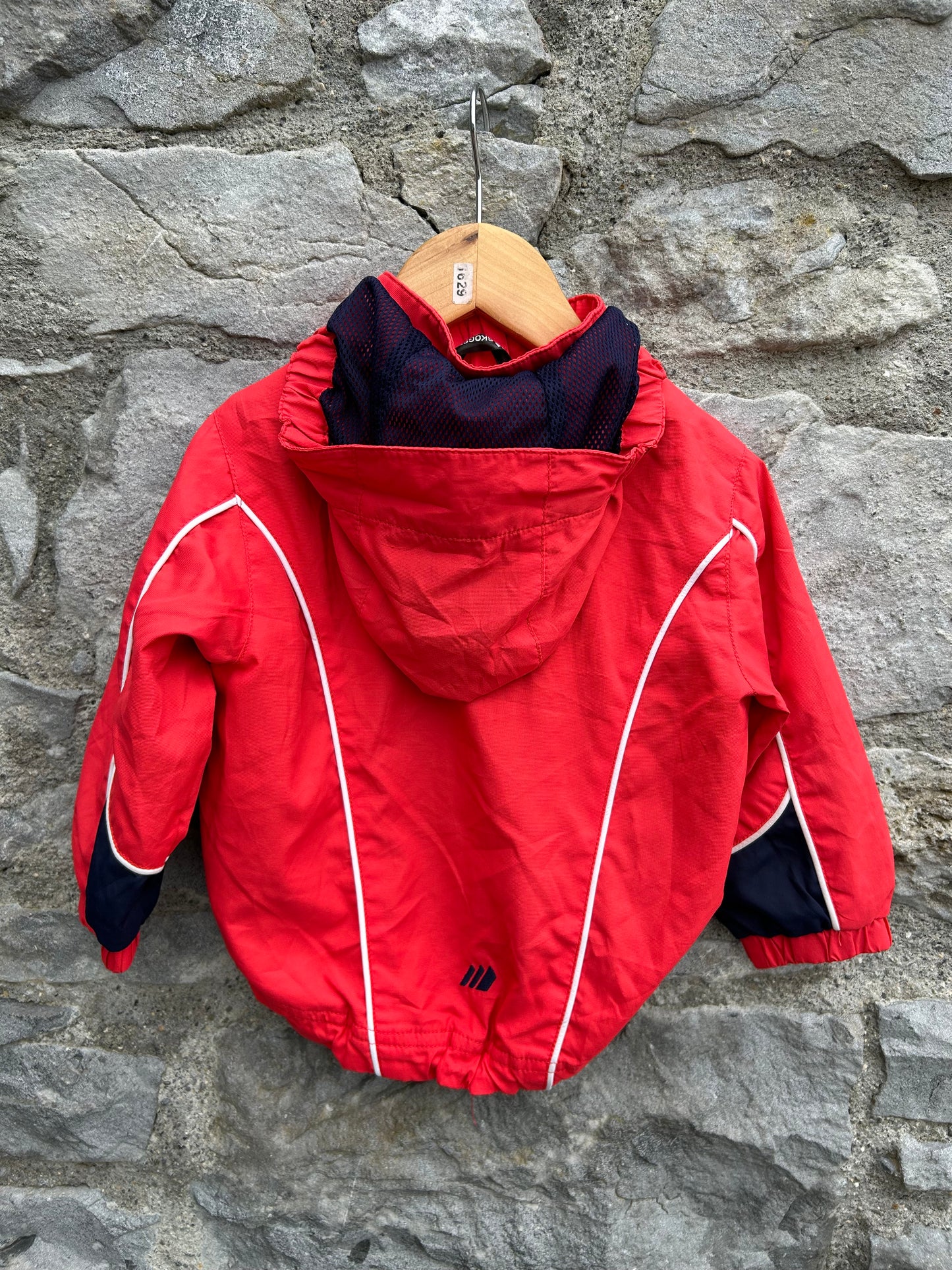 Red jacket 9-12m (74-80cm)