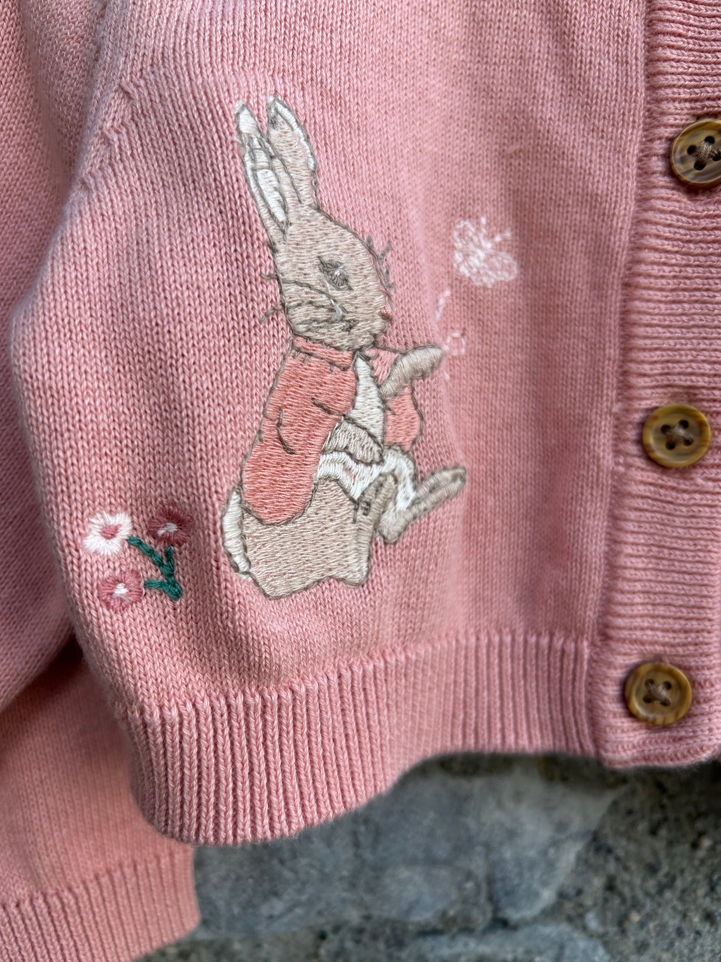 Peter Rabbit pink cardigan 3-6m (62-68cm)