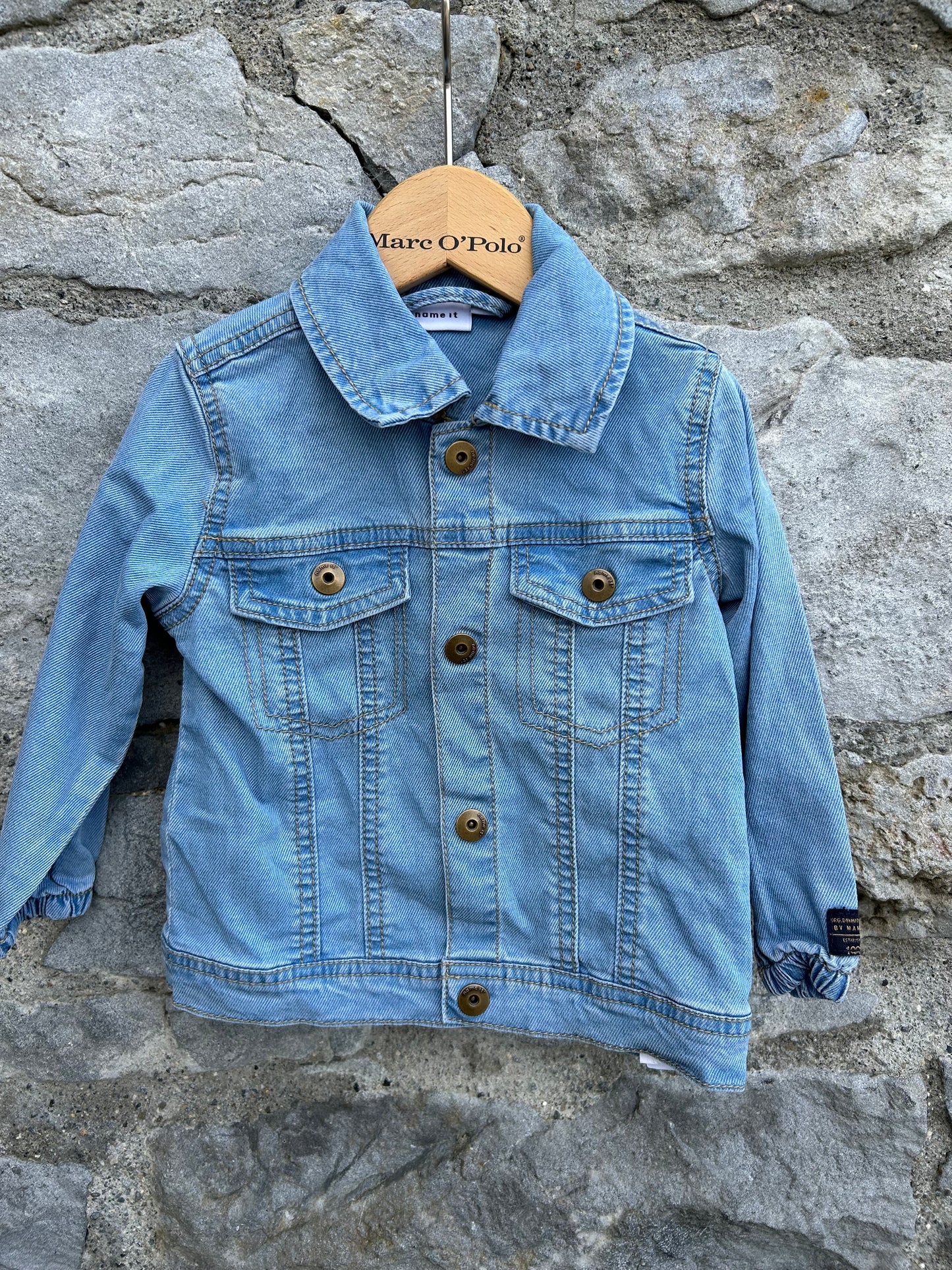 Blue denim jacket 6-9m (68-74cm)