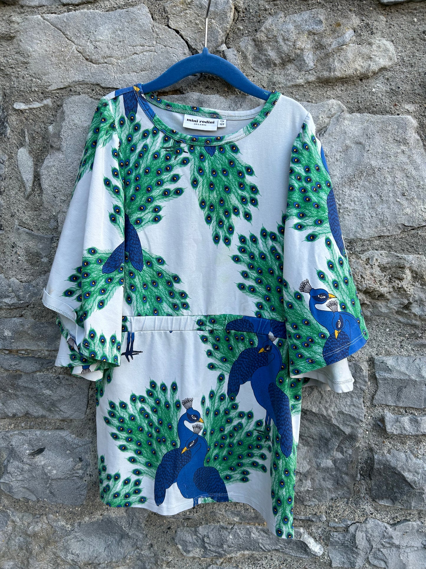 MR peacock dress 6-7y (116-122cm)