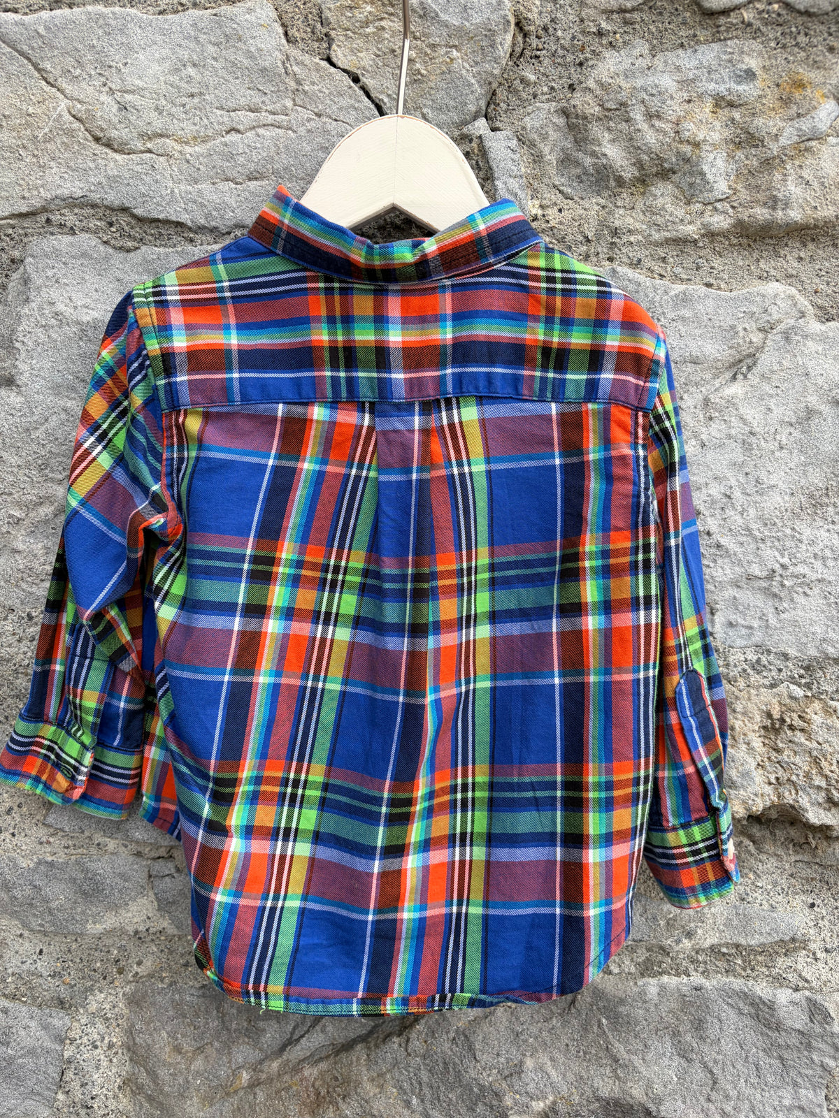 RL colourful check shirt 9m (74cm)