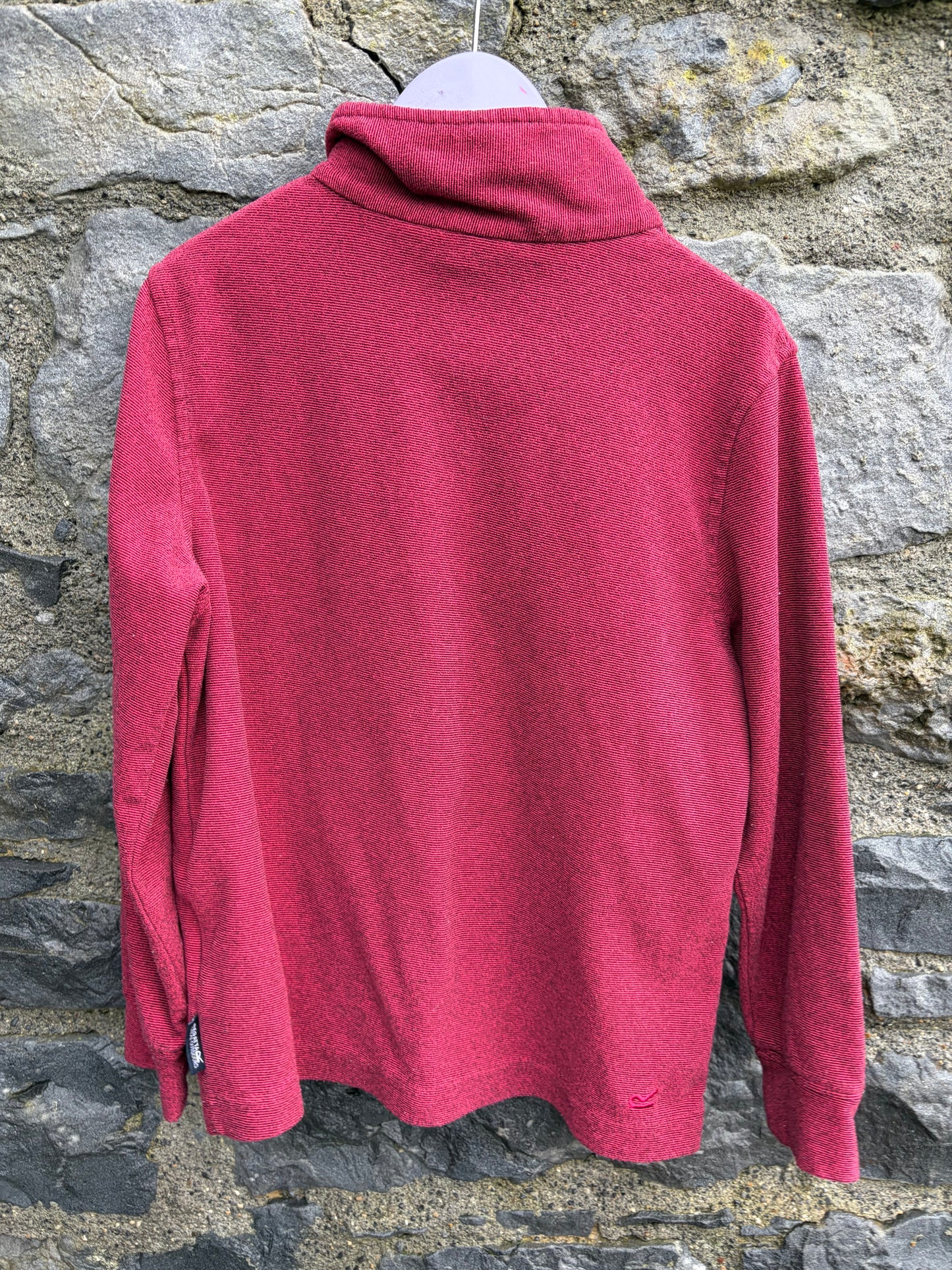 Maroon fleece 9-10y (134-140cm)