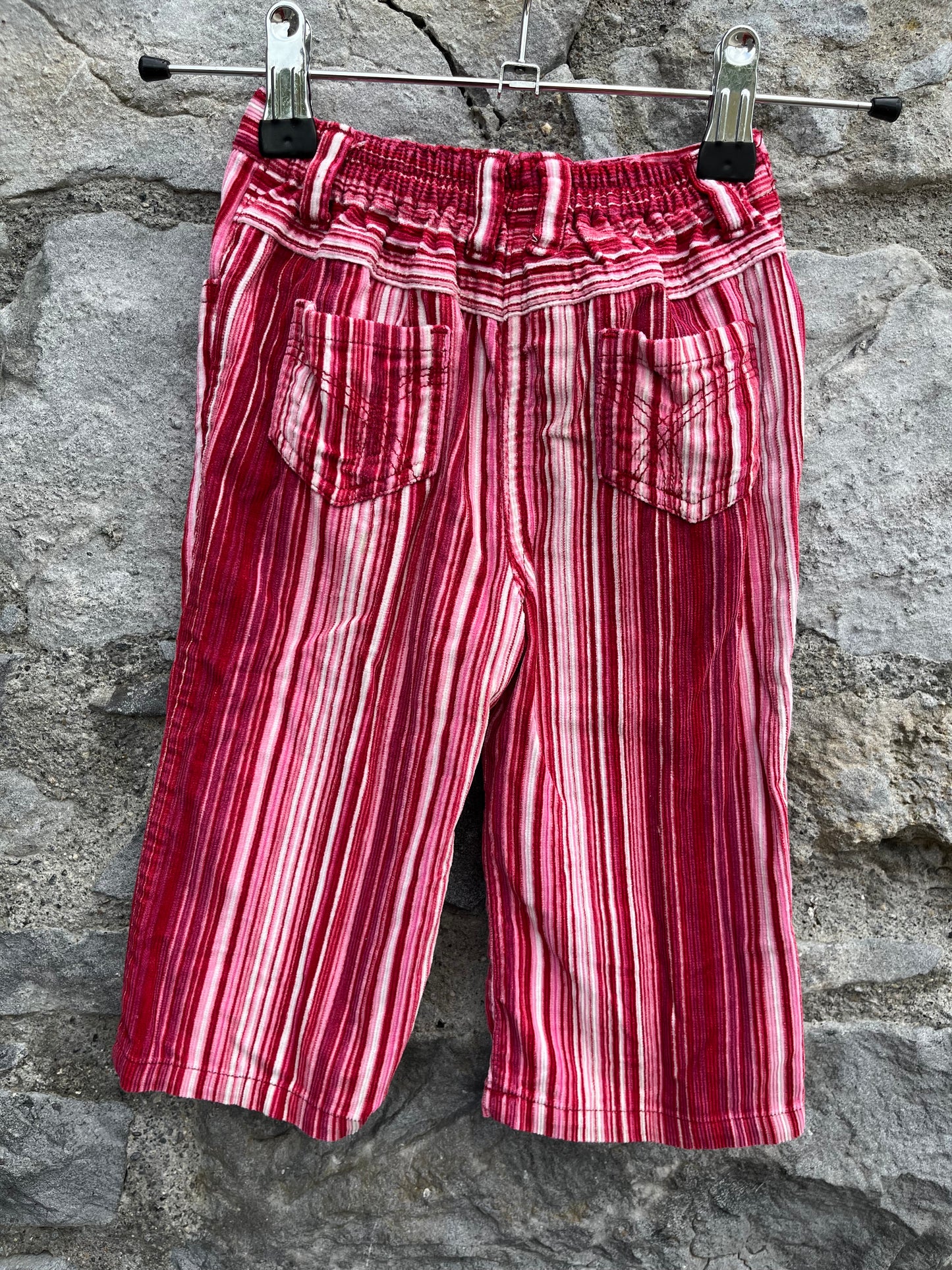 Y2K pink cords 9-12m (74-80cm)