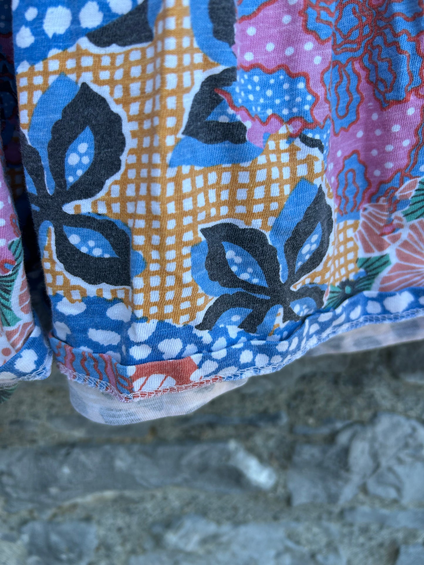 Floral patchwork dress 4-5y (104-110cm)