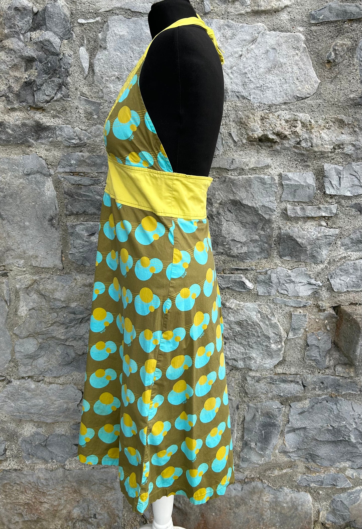 Mega dots khaki dress uk 10