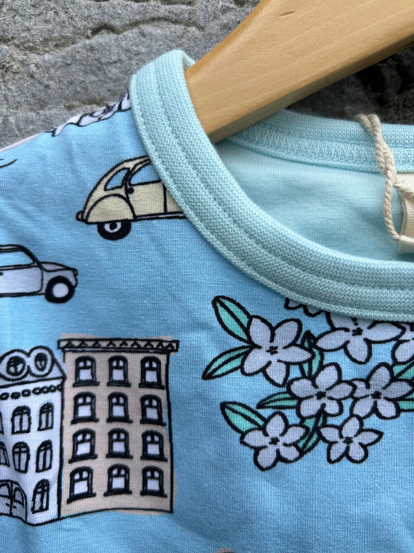 City life blue T-shirt 3-4y (98-104cm)
